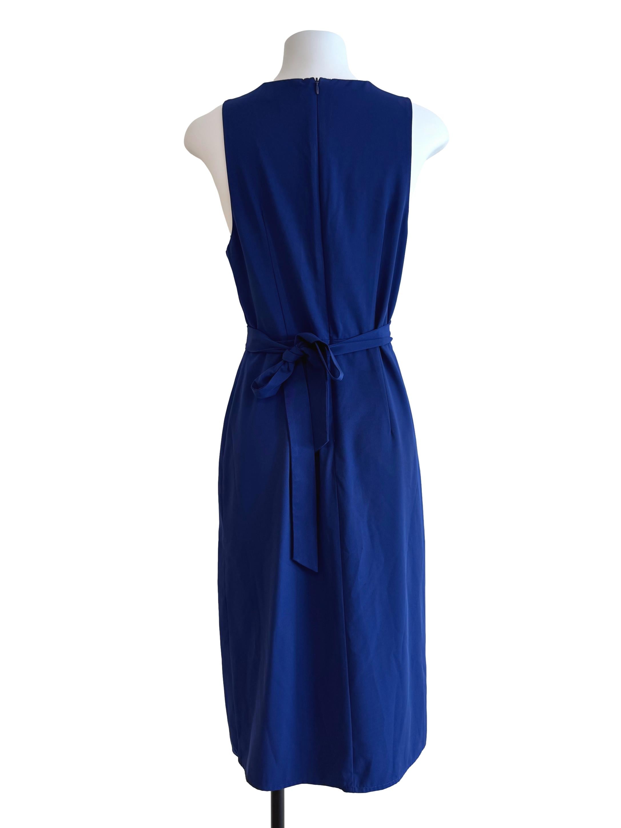 Electric Blue Wrap Dress LB