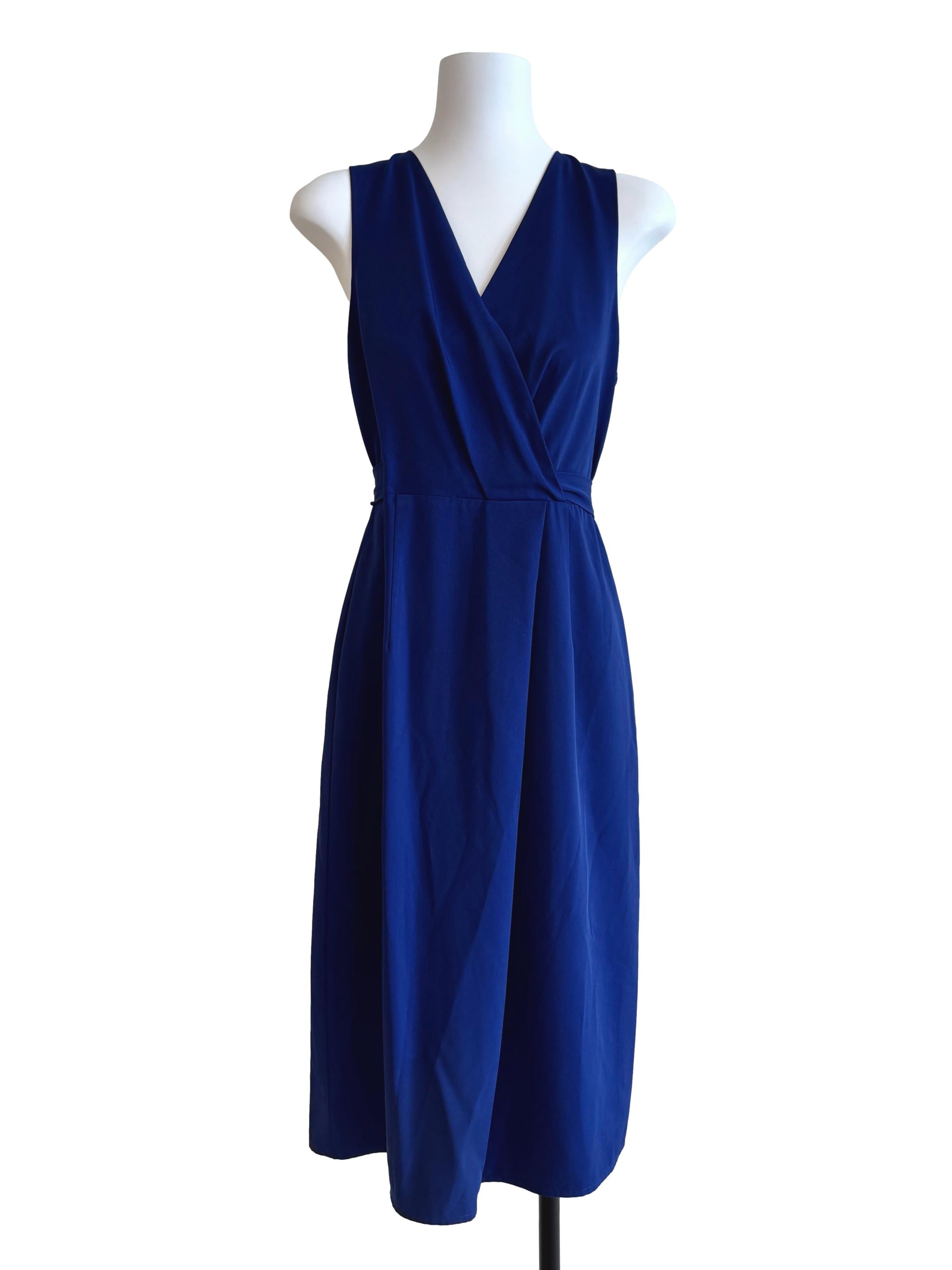 Electric Blue Wrap Dress LB