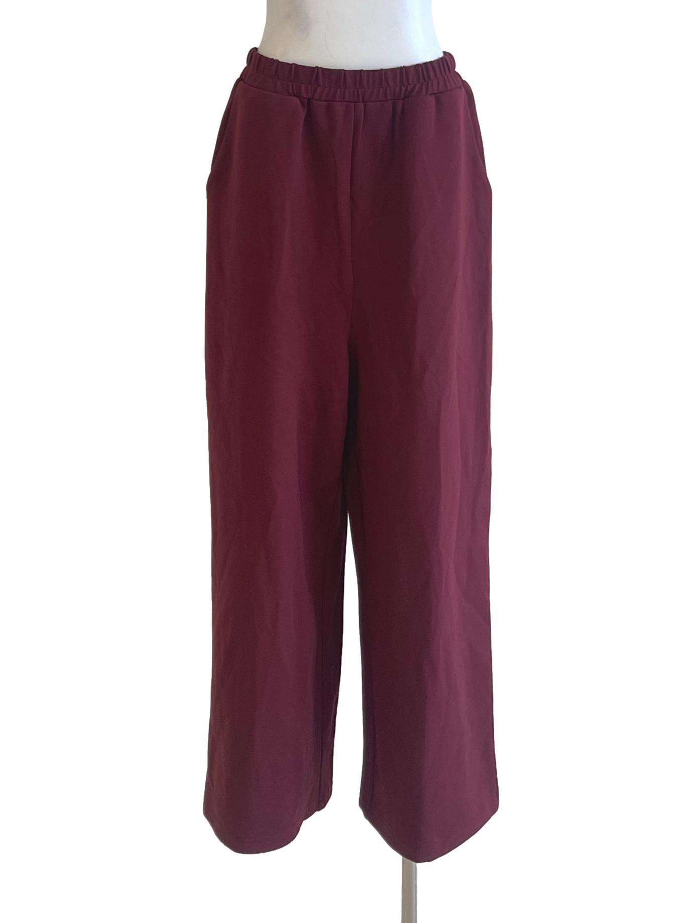 Blood Red Loose Sweatpants