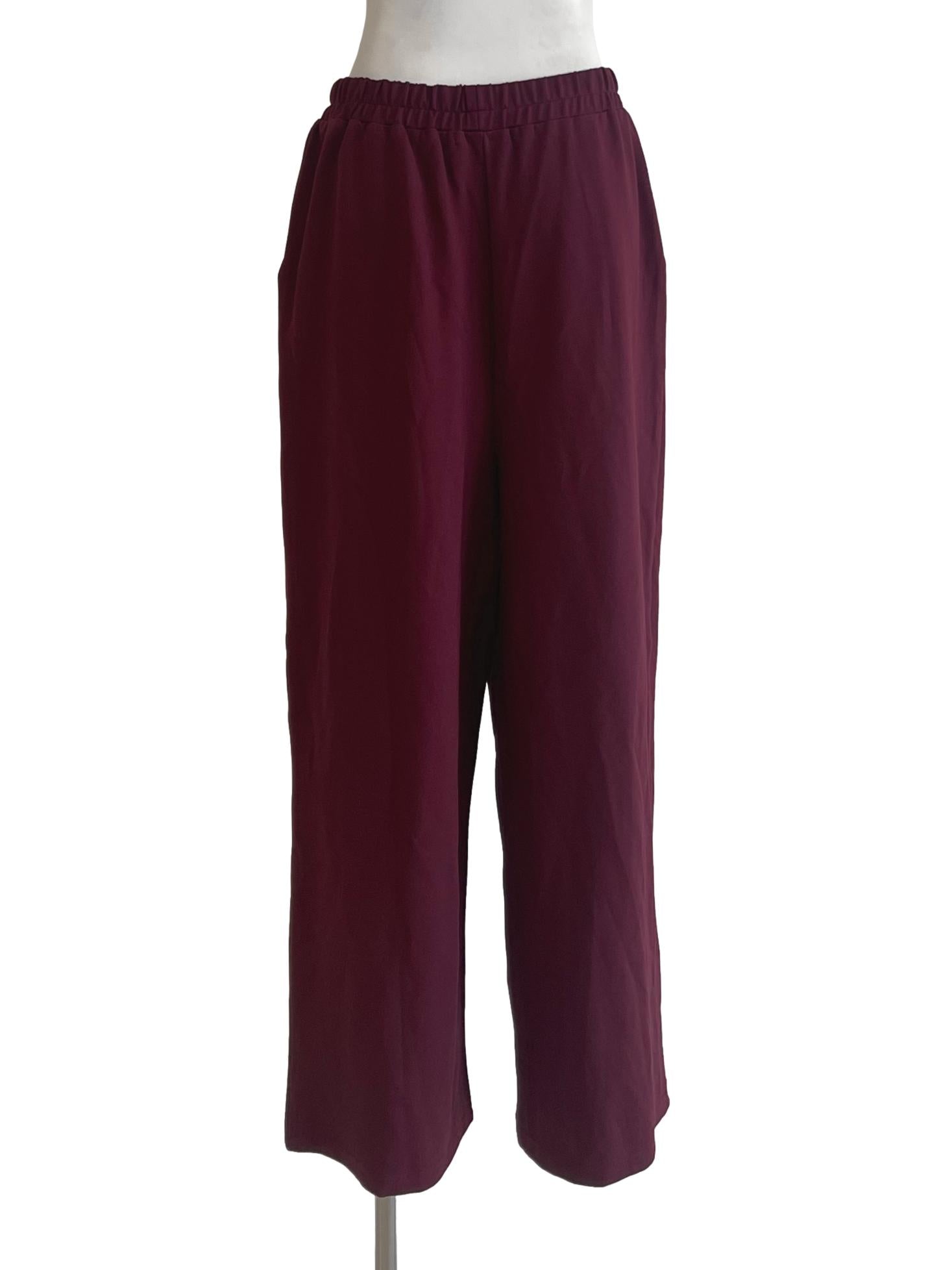 Blood Red Loose Sweatpants