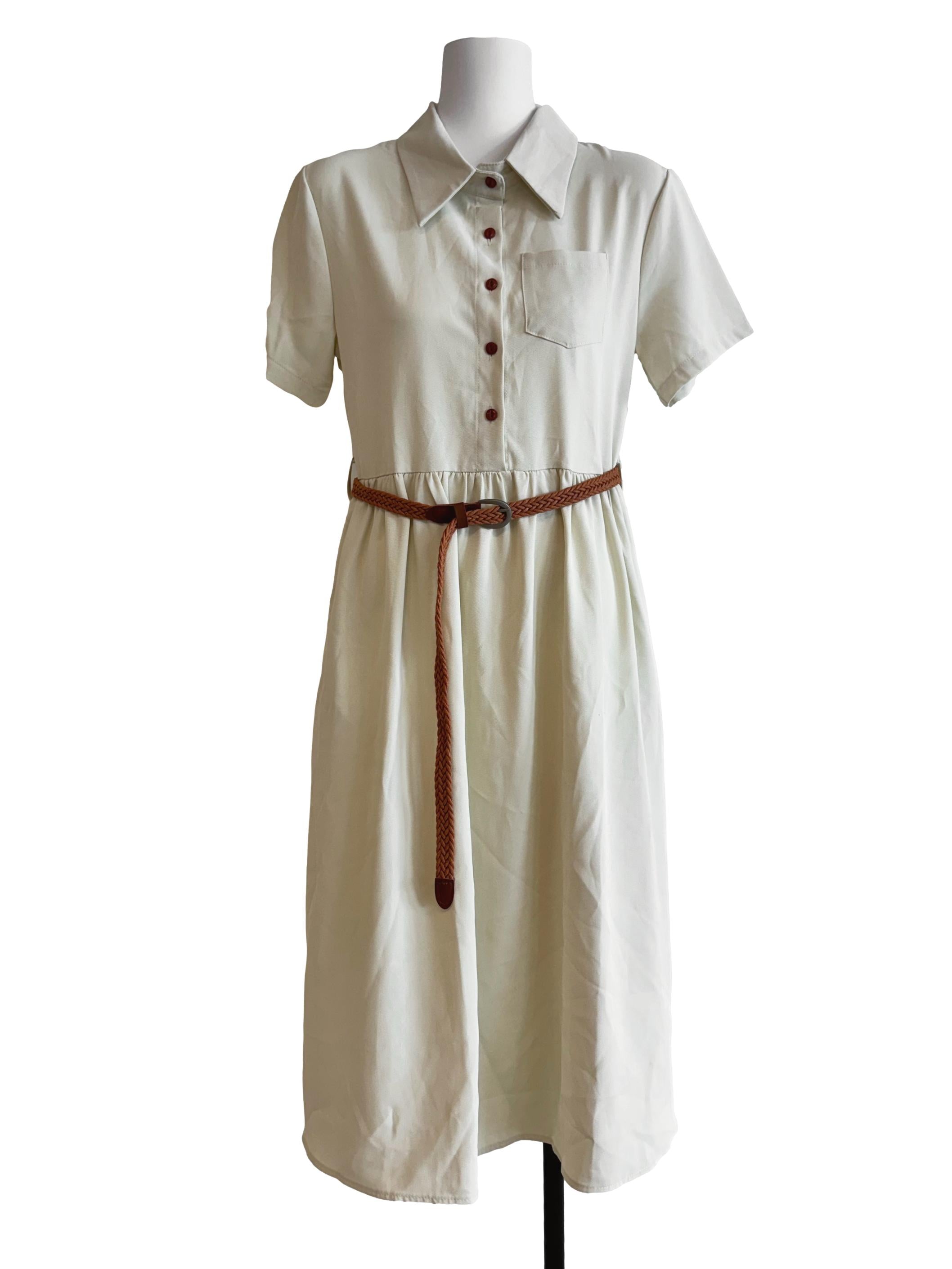 Cream Vintage Dress
