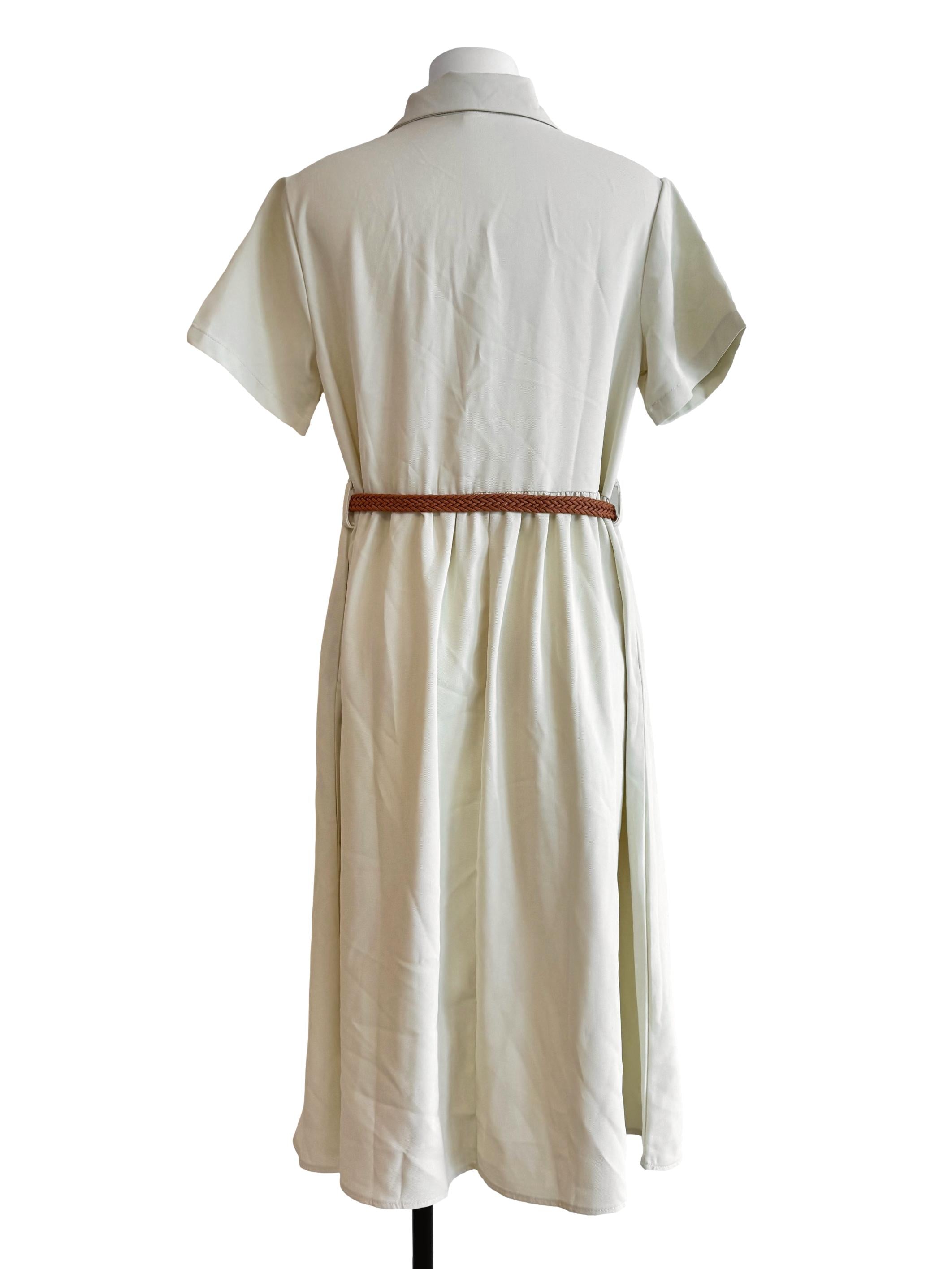 Cream Vintage Dress