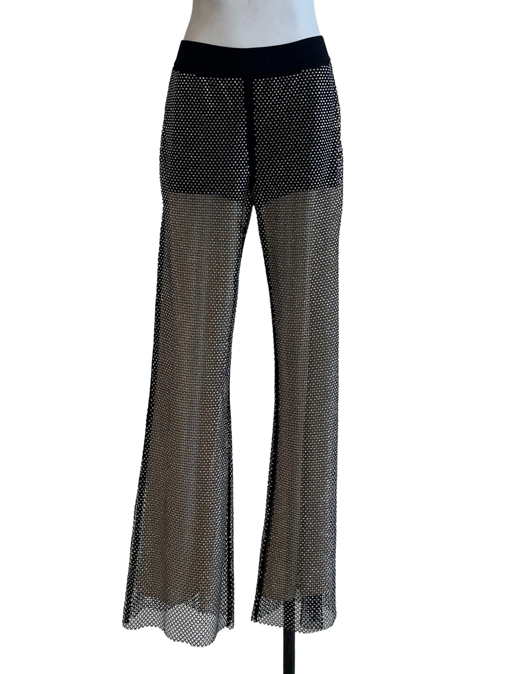 Onyx Black Flare Pants