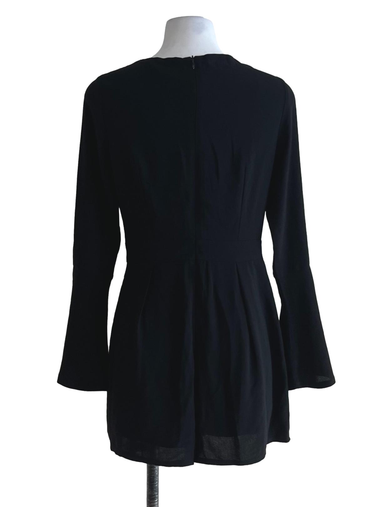 Black Tie Front Romper