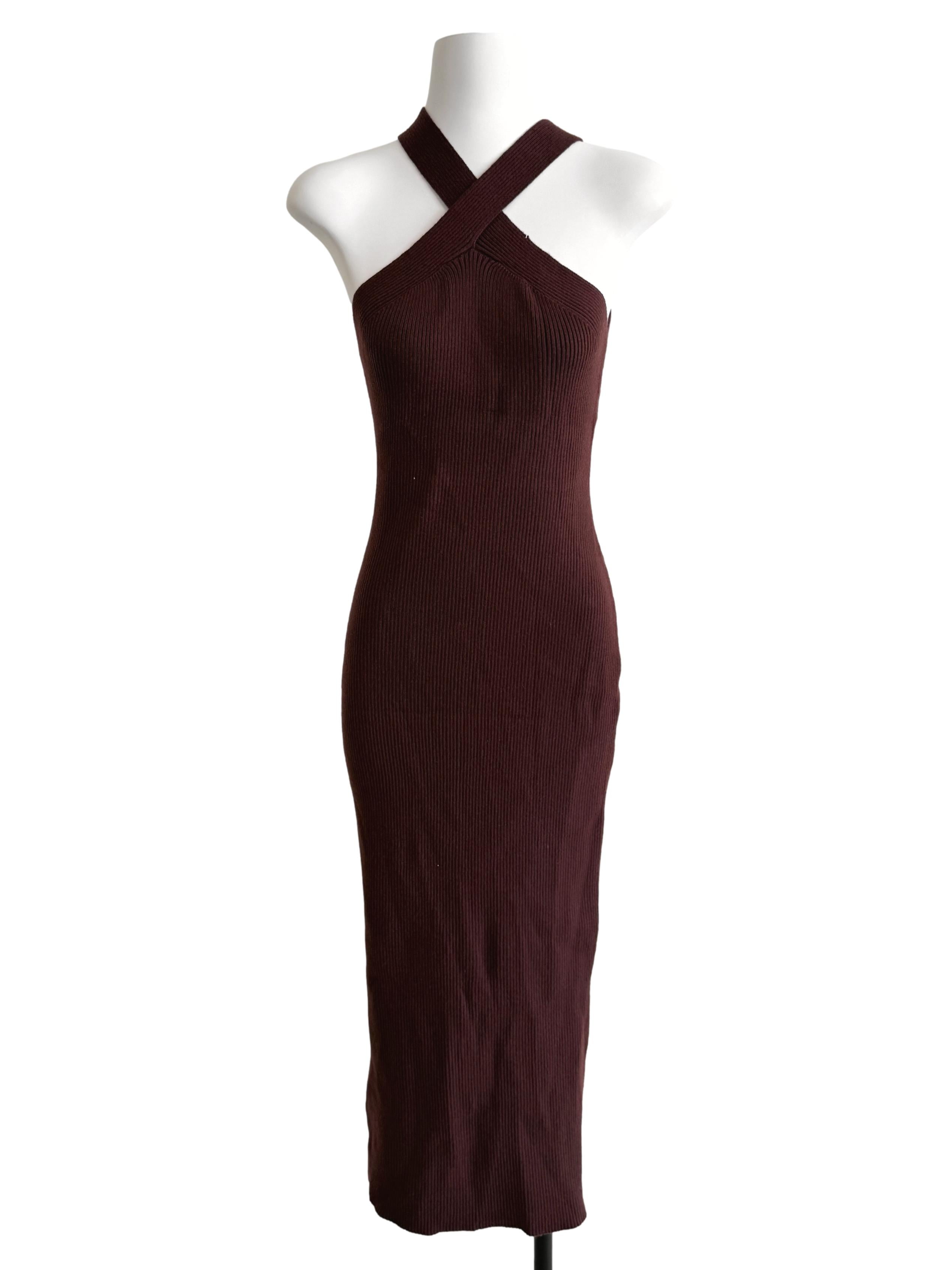 Garnet Red Bodycon Dress