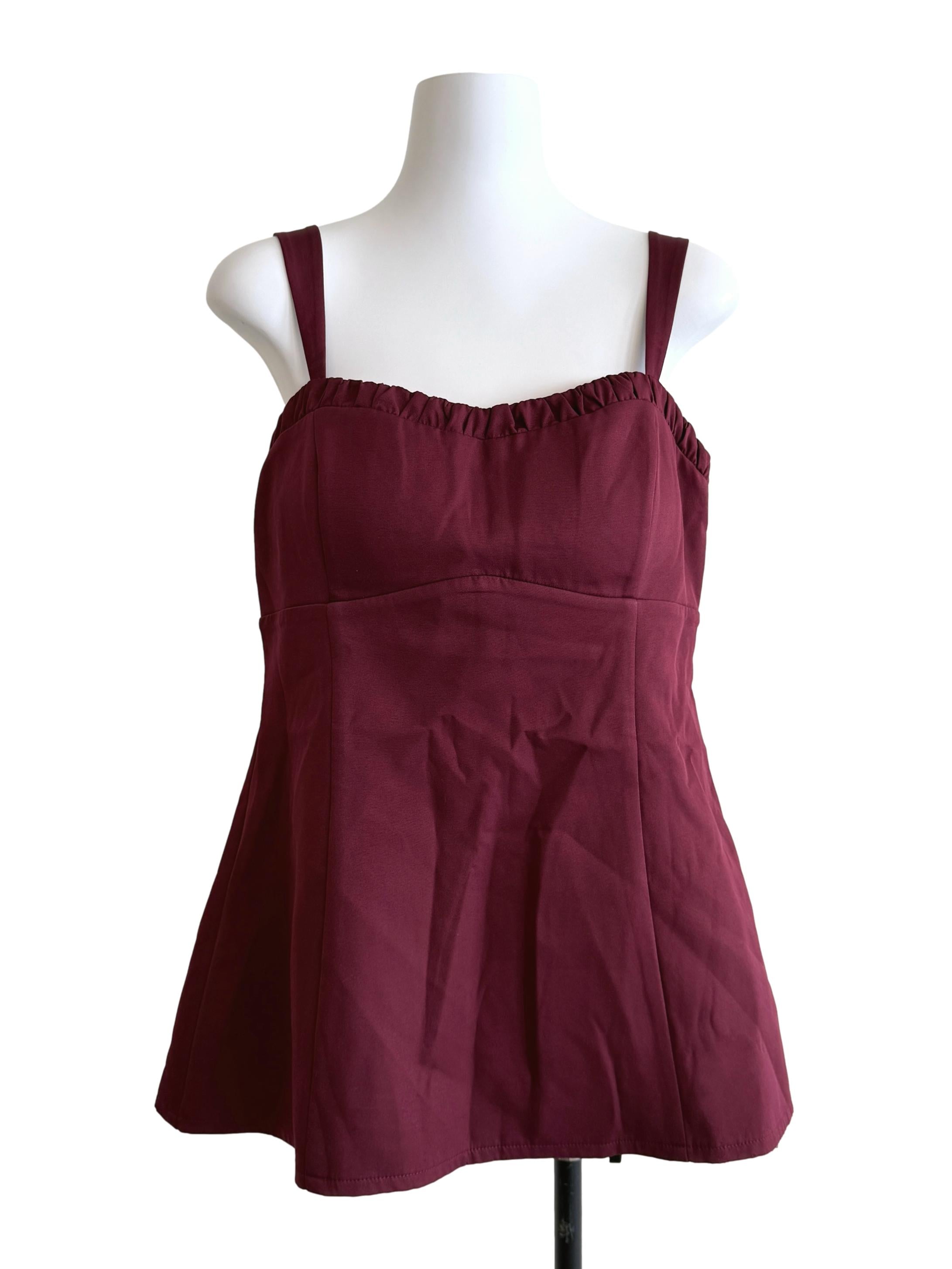 Lipstick Red A-Line Dress