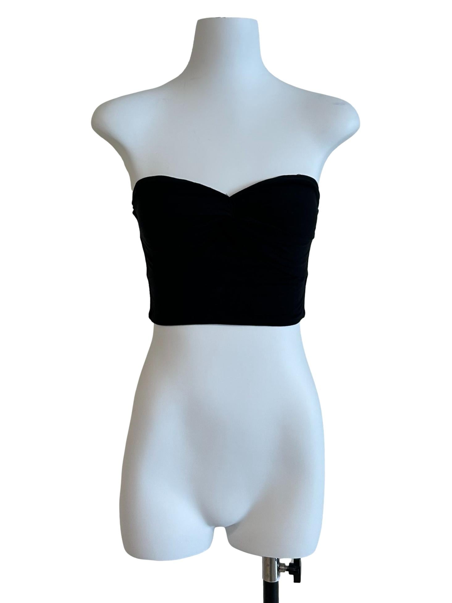 Jet Black Tube Top