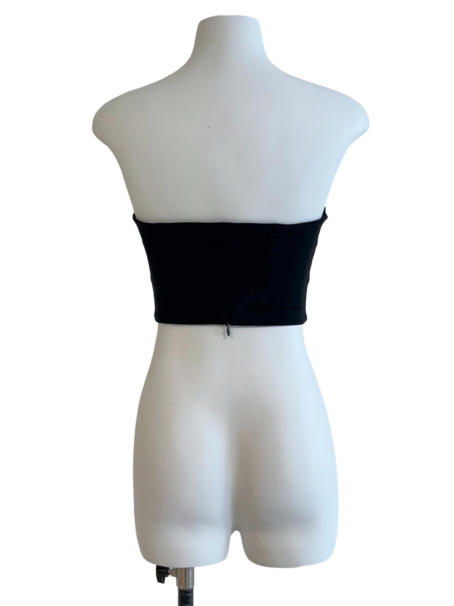 Jet Black Tube Top