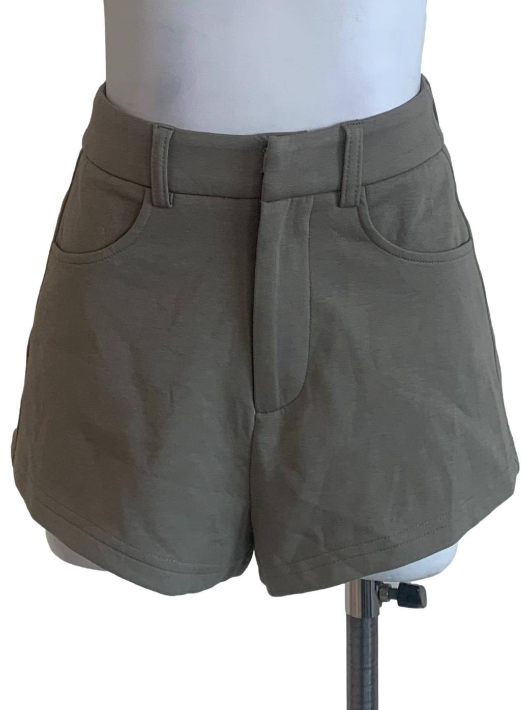 Sage Green Mini Shorts
