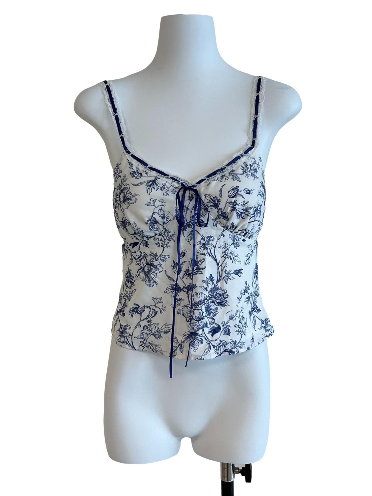 Daisy White Floral Top