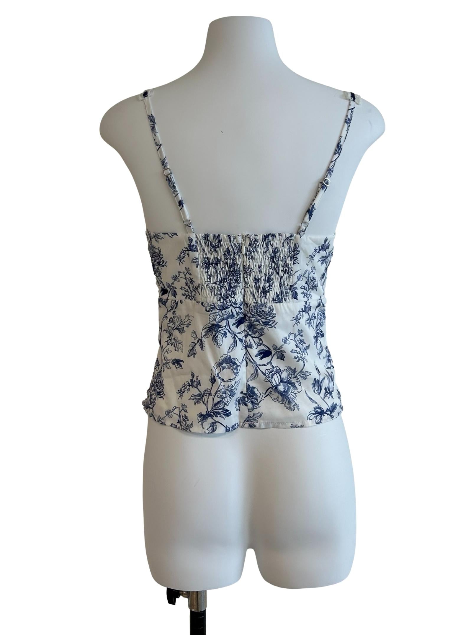 Daisy White Floral Top