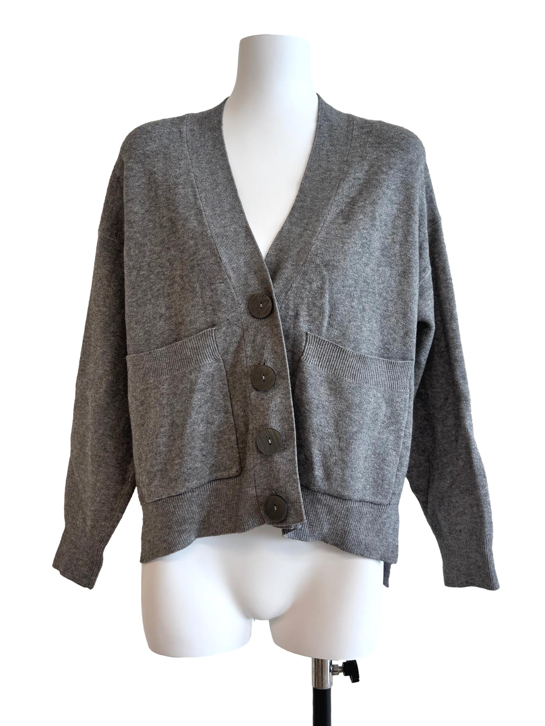 Stone Grey Cardigan