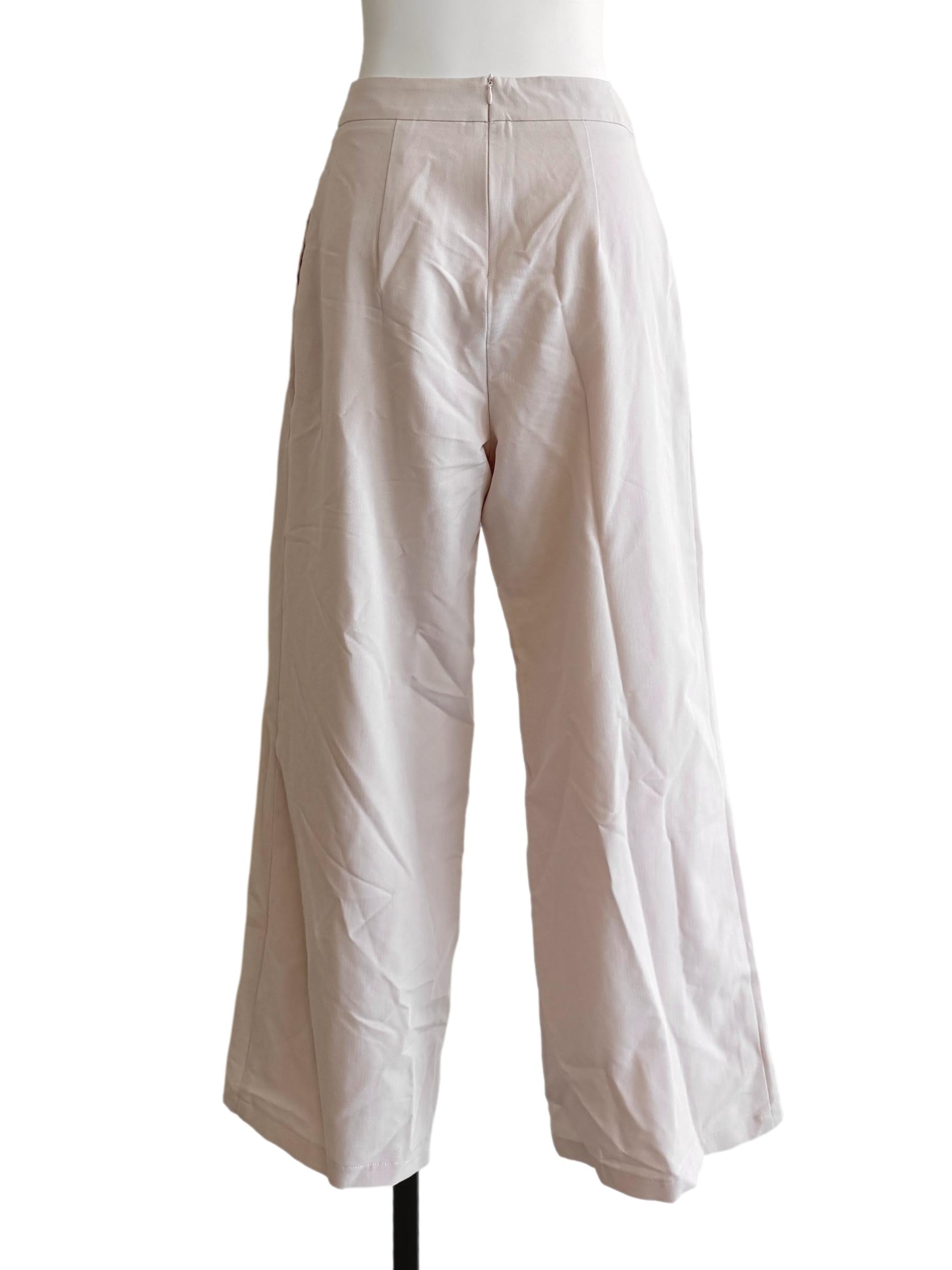 Blush Pink Straight Leg Pants