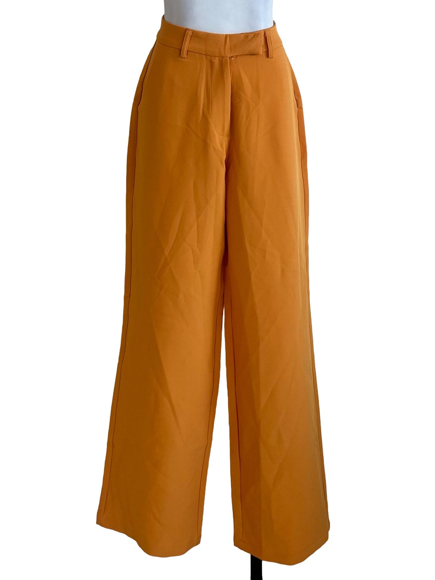 Mustard Yellow High Waist Pants
