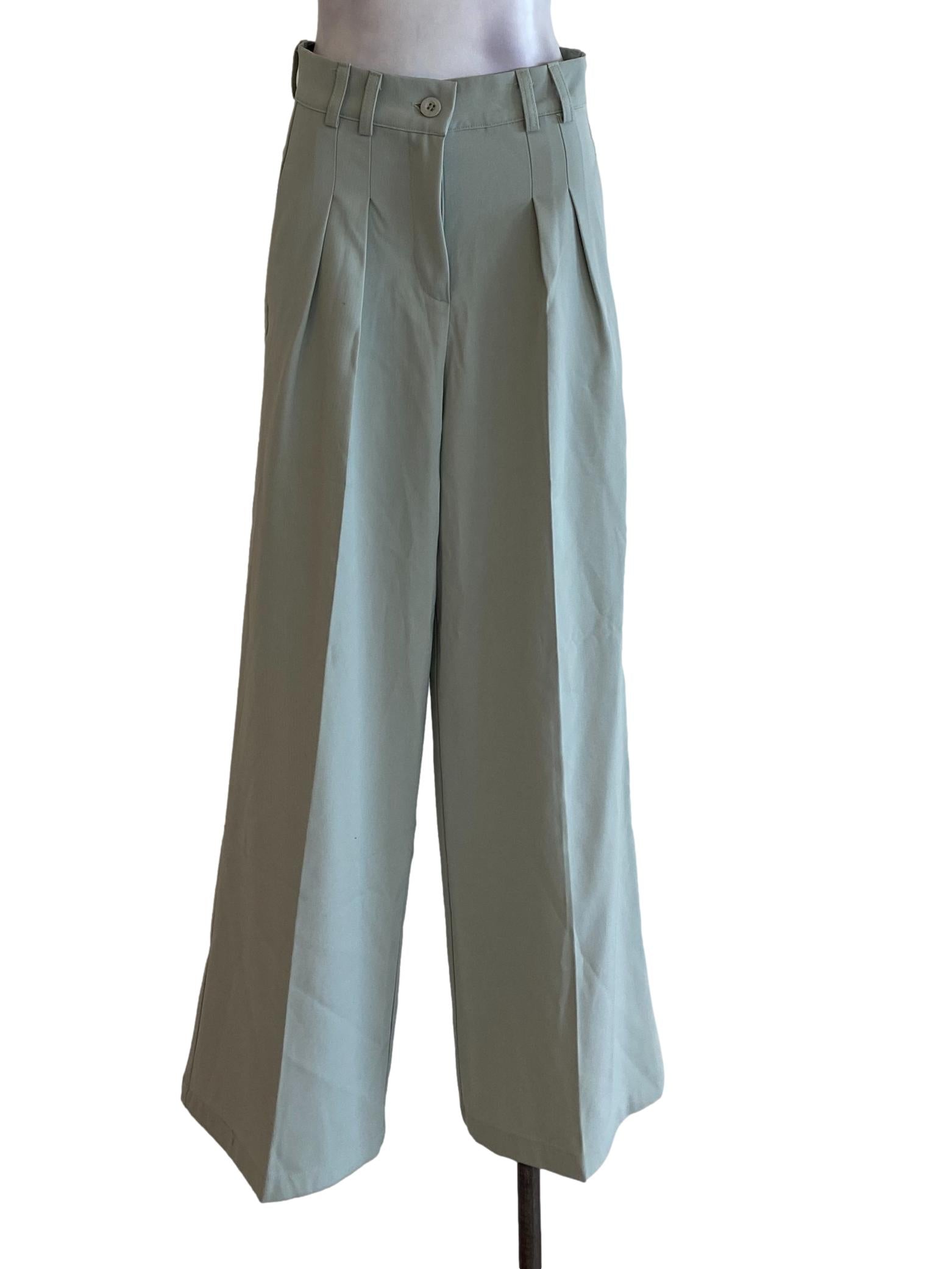 Mint Green Slack Pants TEM