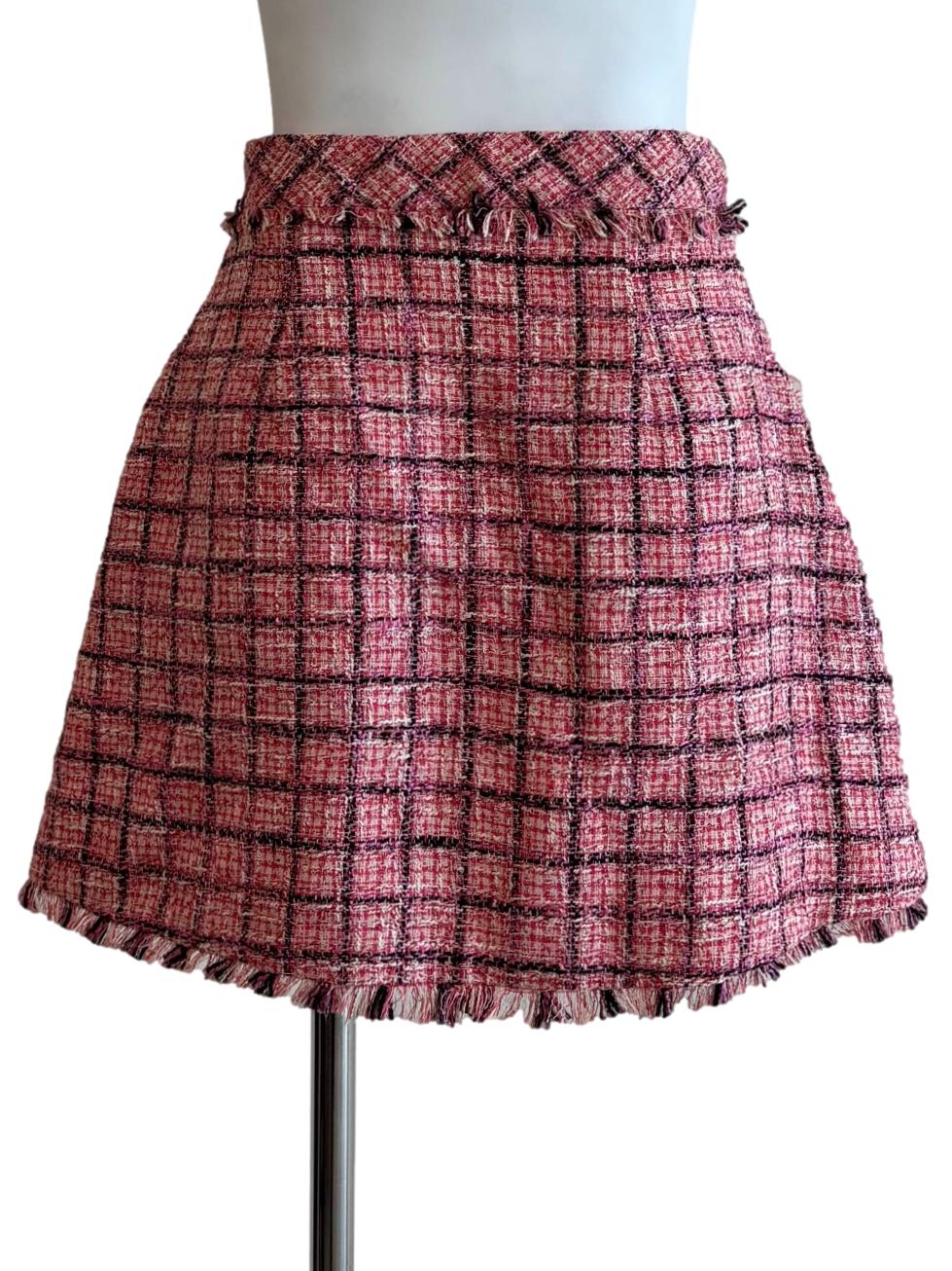 Ruby Tweed Mini Skirt