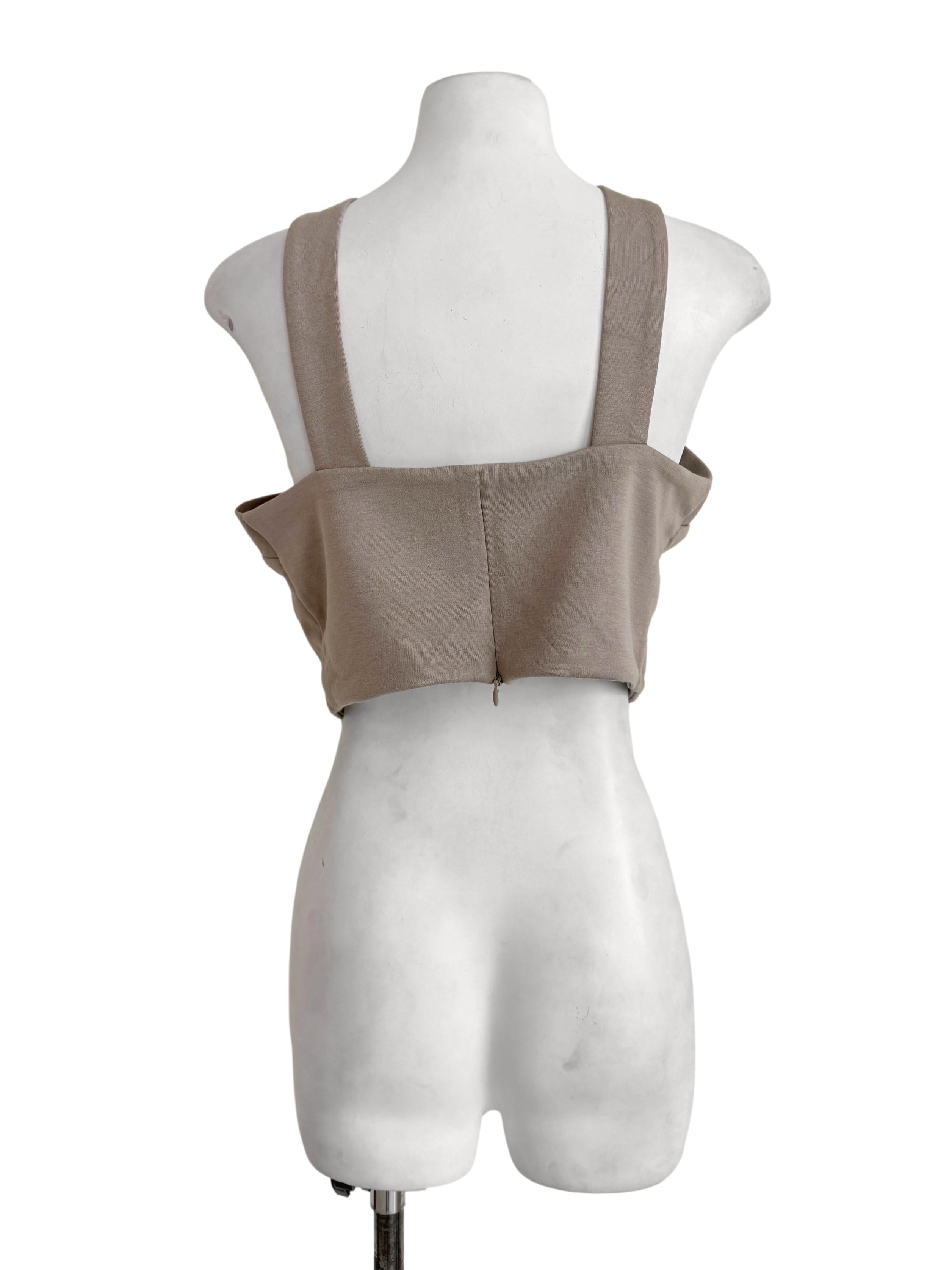 Tortilla Brown Crop Top