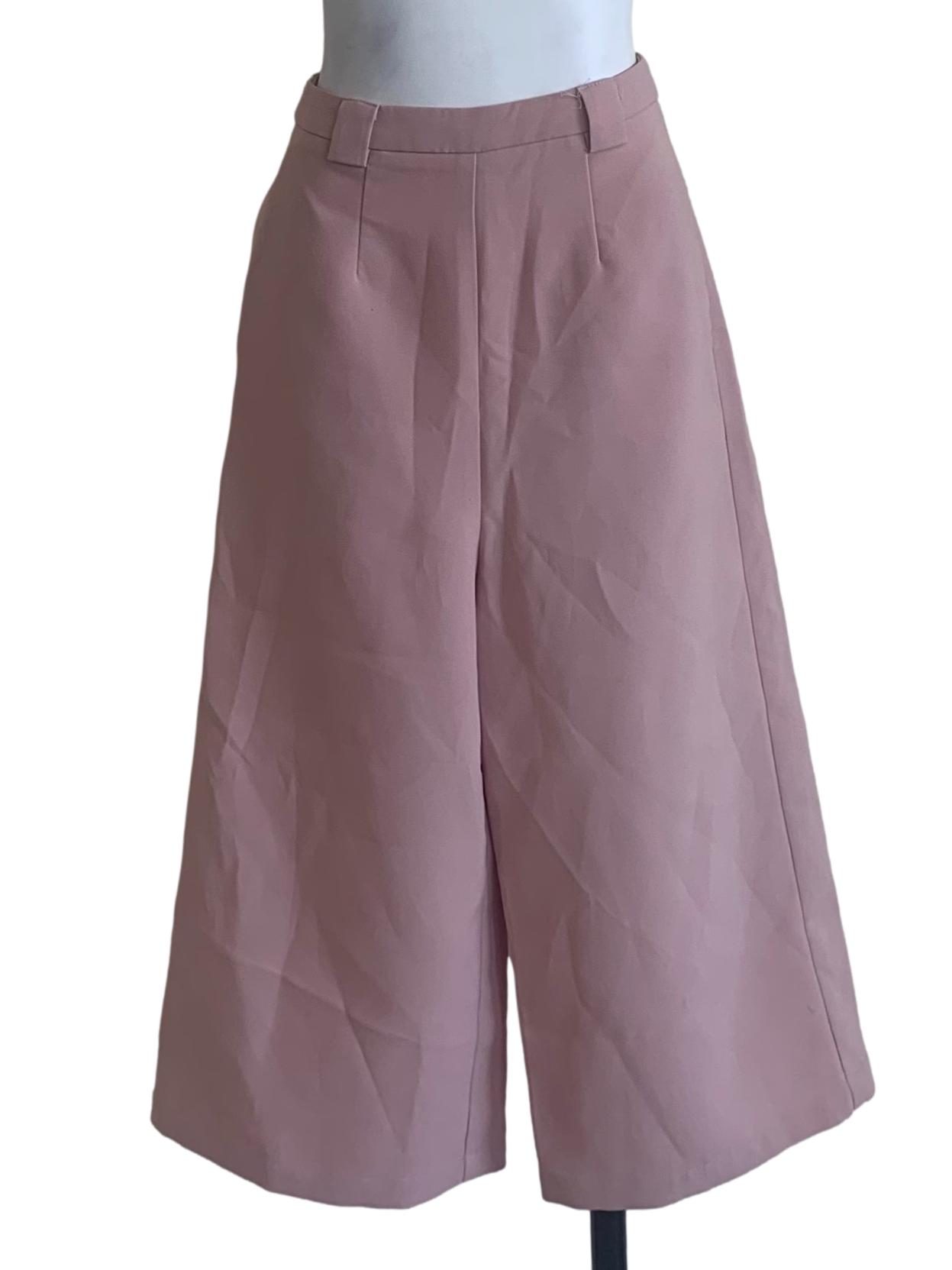 Rose Pink Culottes Pants LB