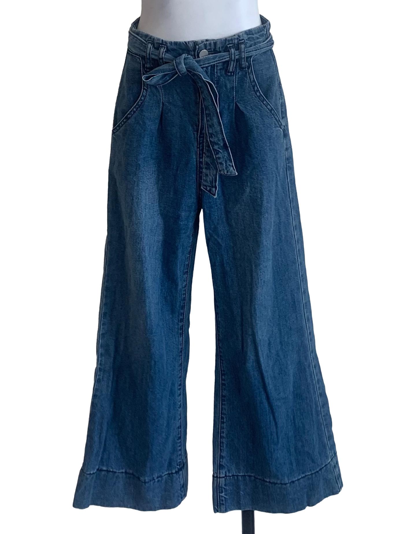 Aegean Blue Wide Leg Pants LB