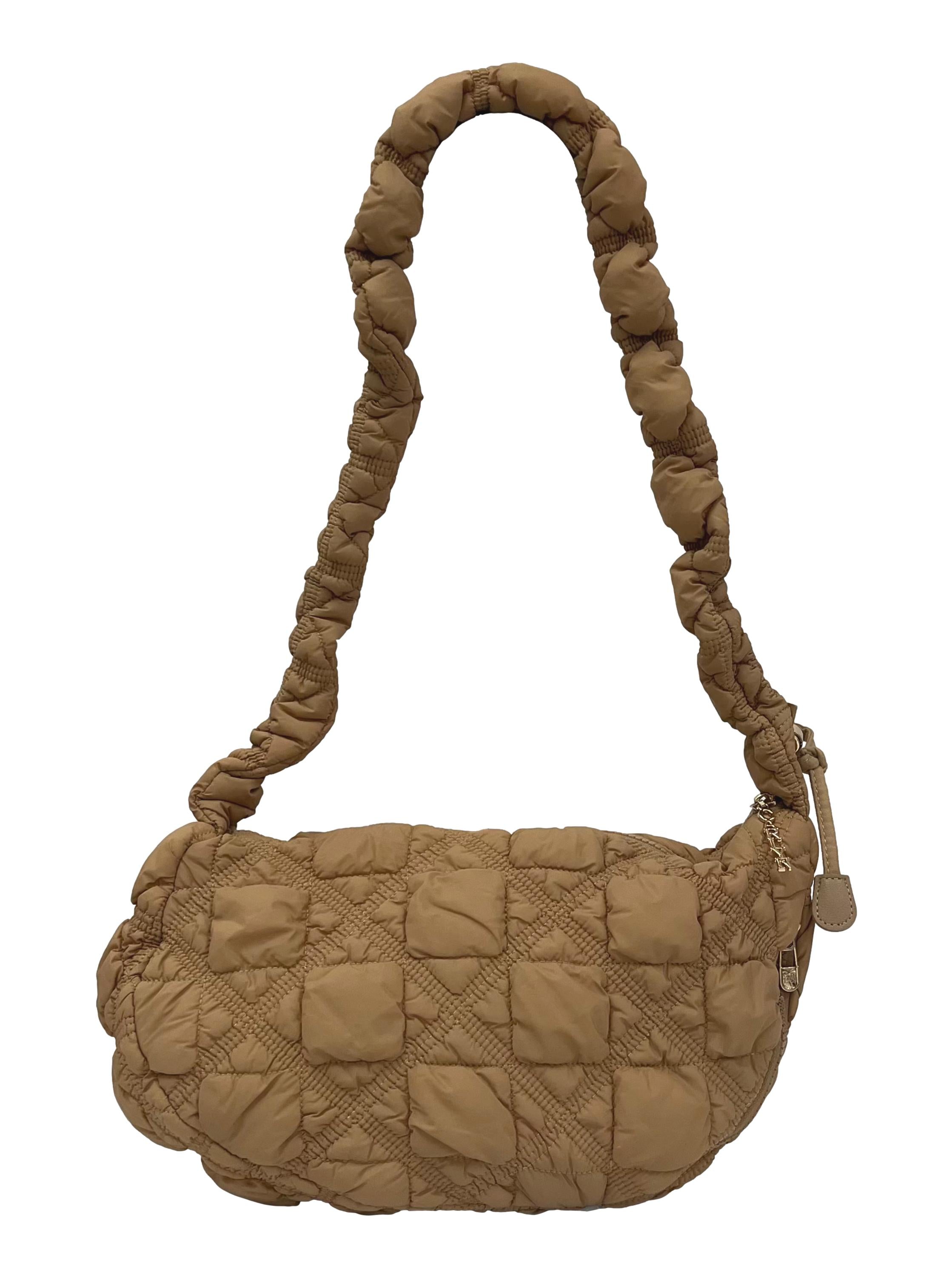 Light Brown Cloud Puffer Bag