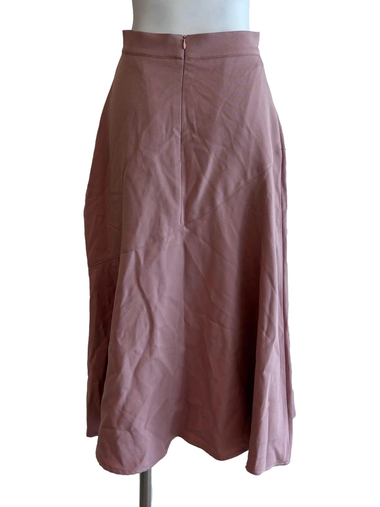 Blush Pink Flare Skirt