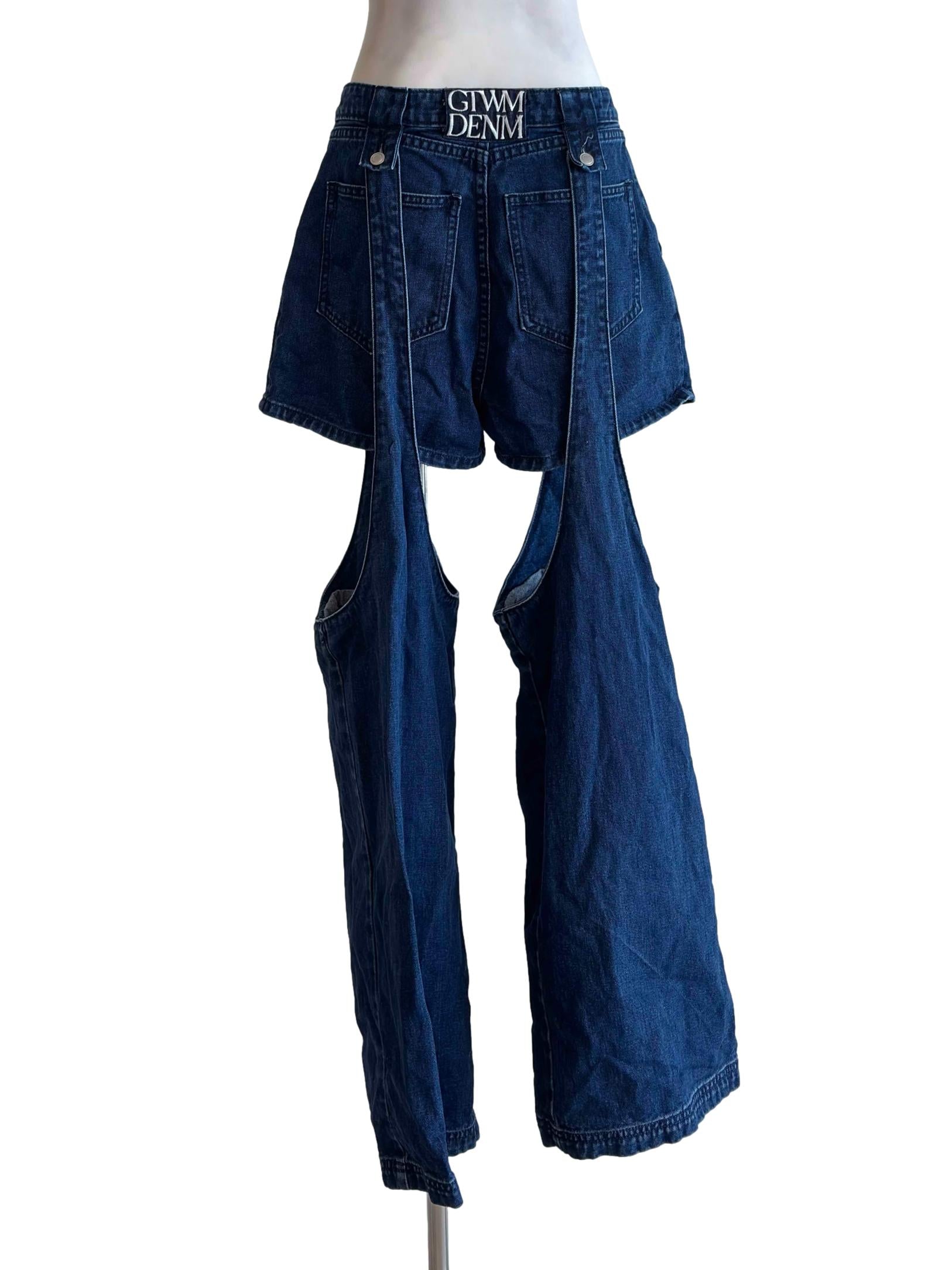 Blue Denim Detachable Jean