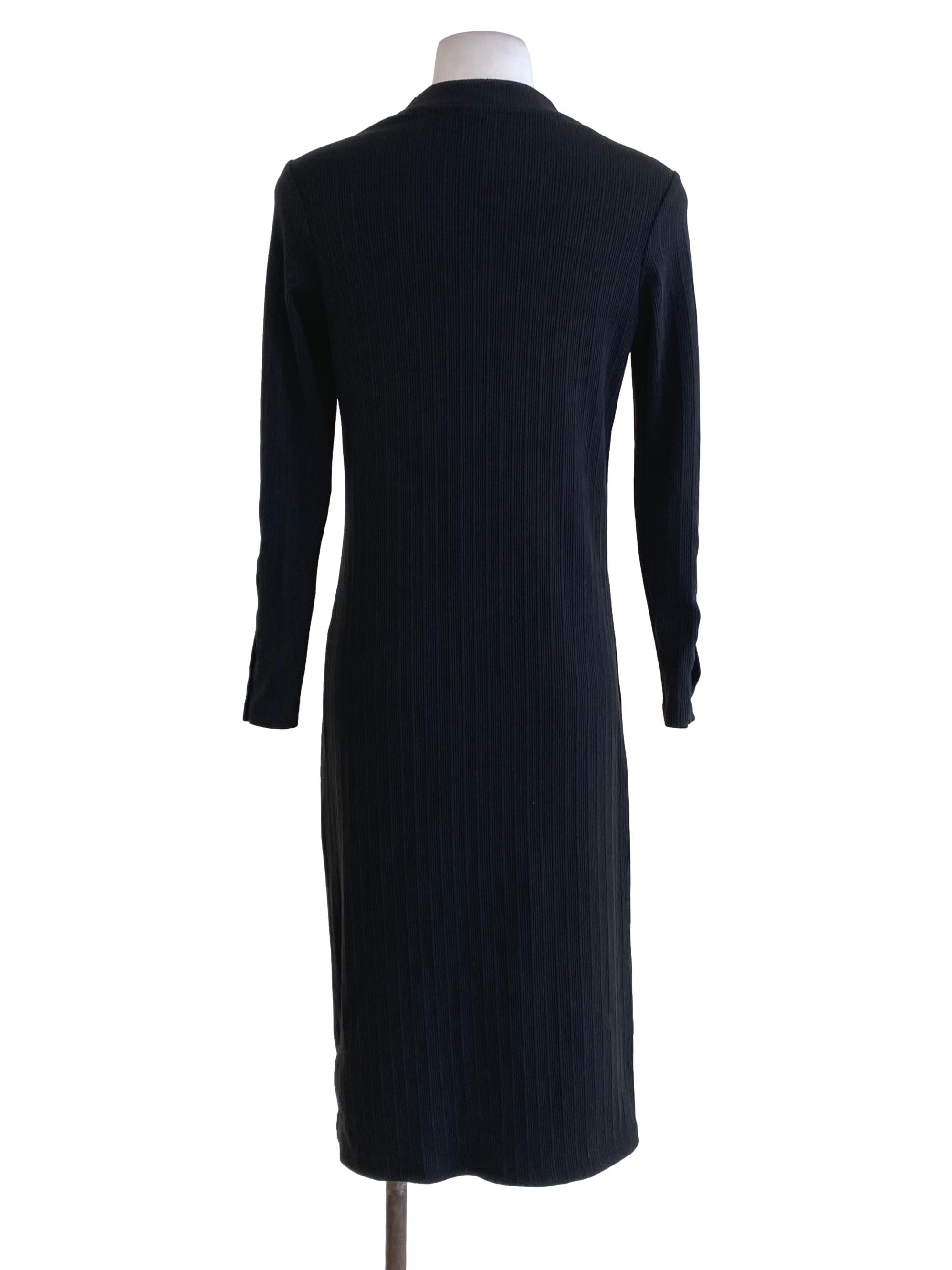 Lalu Black Knitted Dress | REFASH
