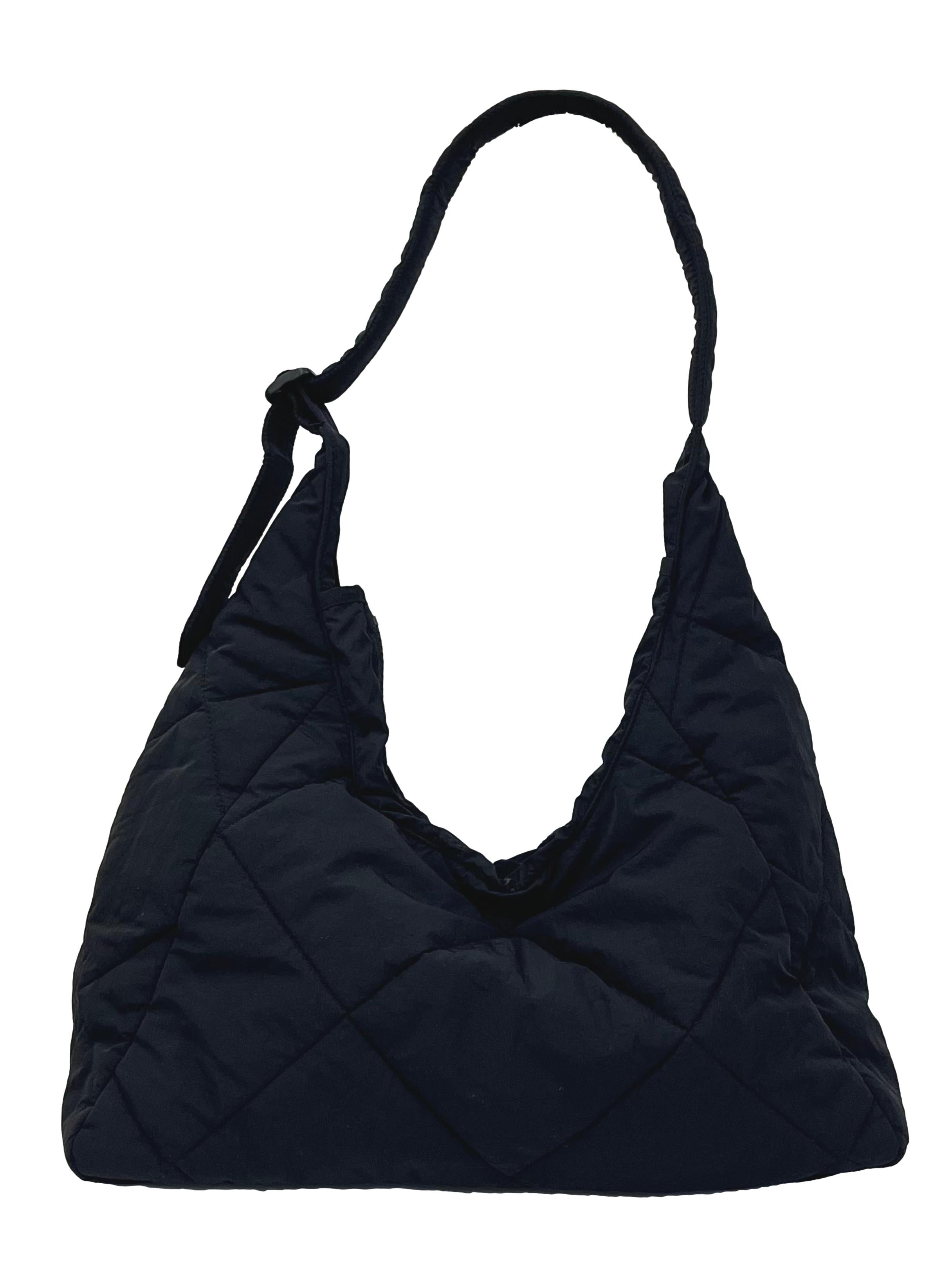 Black Quilted Shoulder Bag