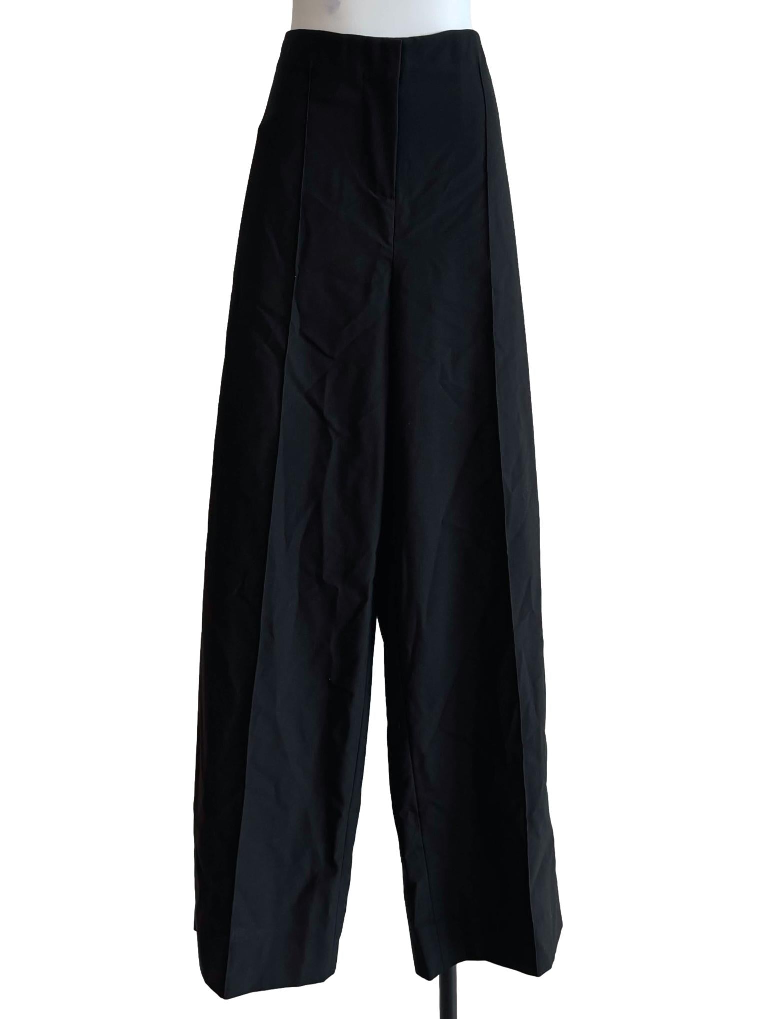 Raven Black Straight Pants