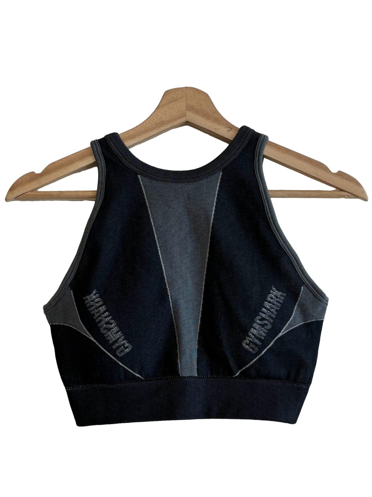 Carbon Grey Two Tone Sports Bra