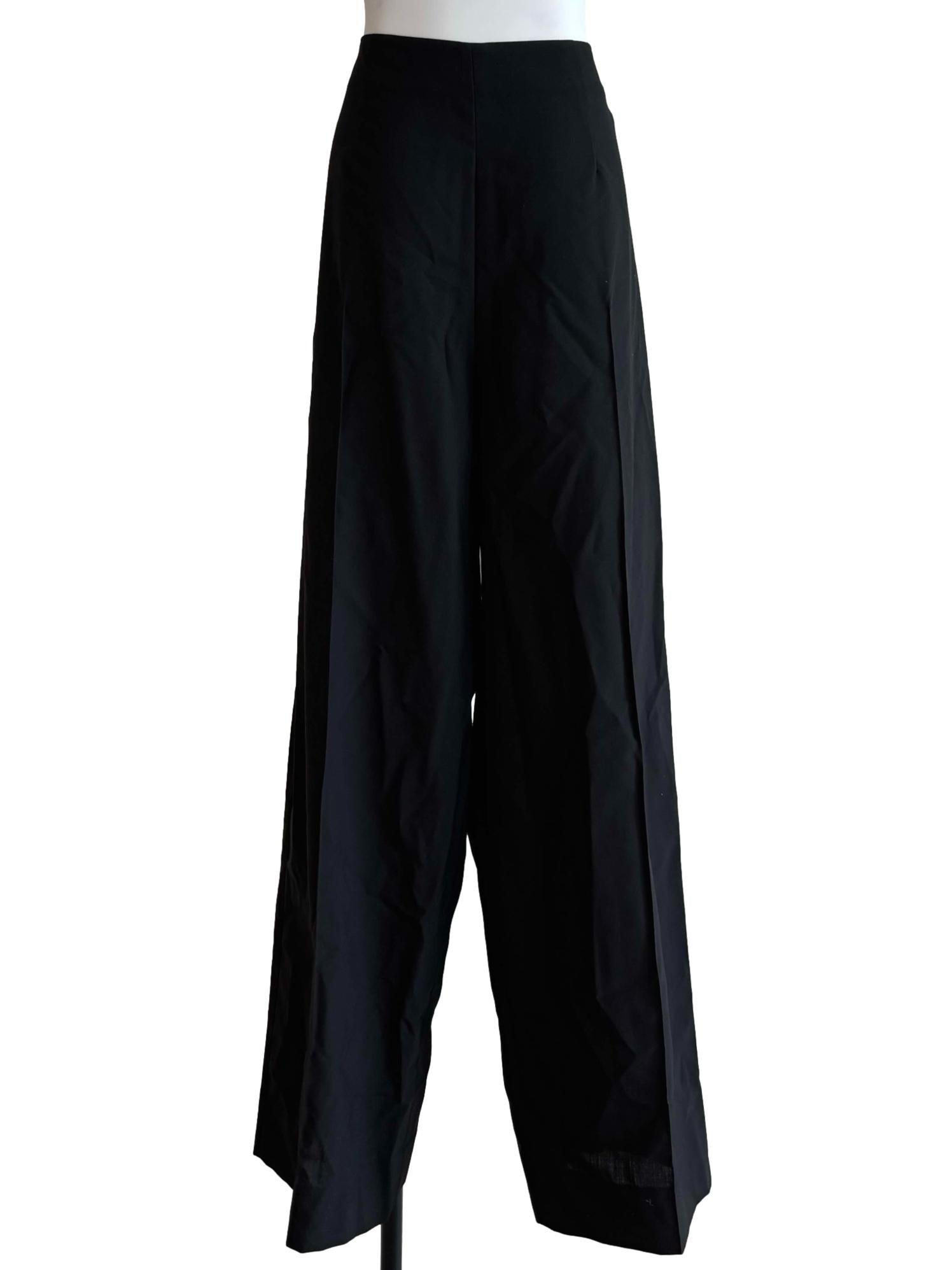 Raven Black Straight Pants