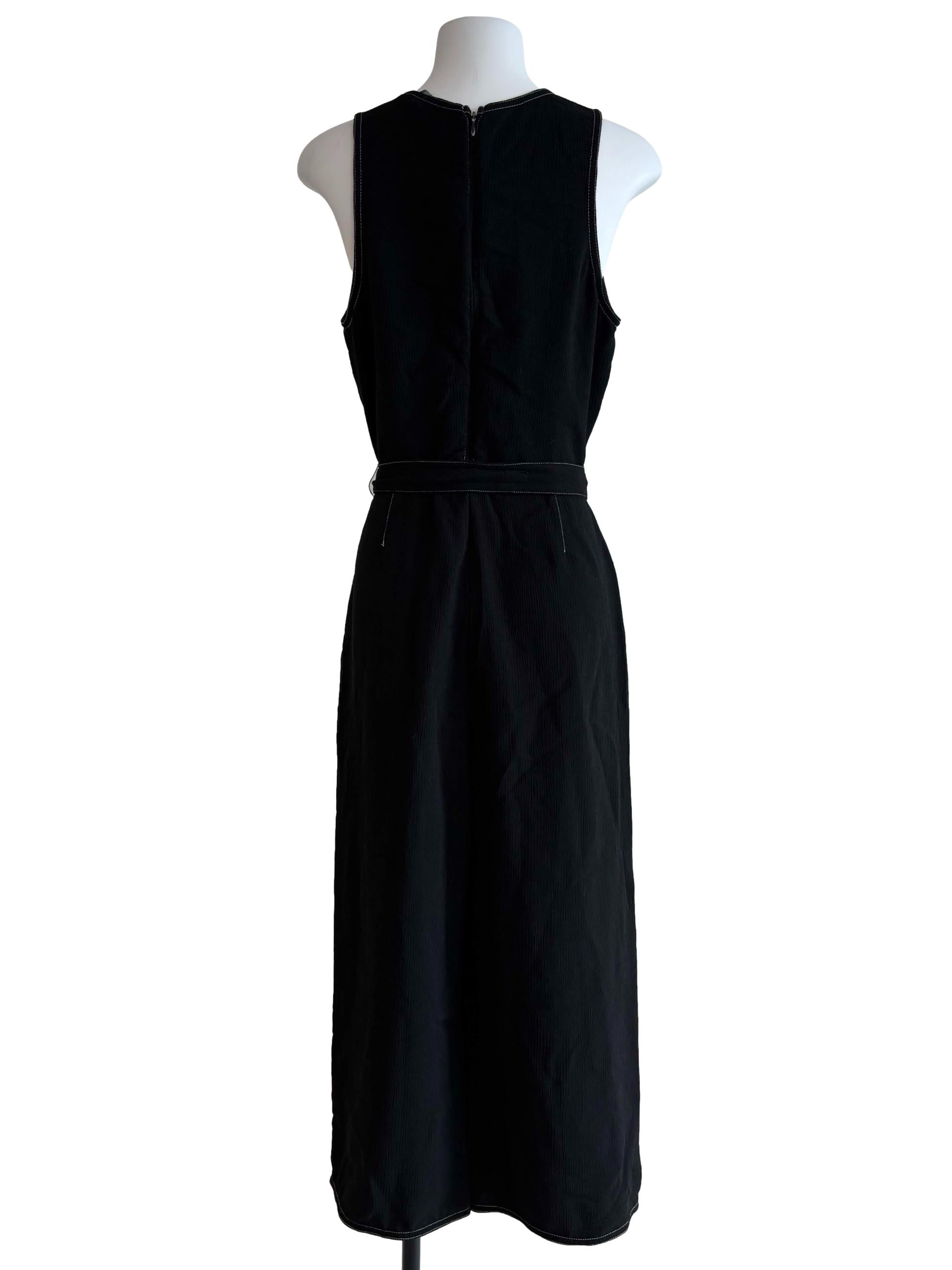 Onyx Black Sleeveless Jumpsuit