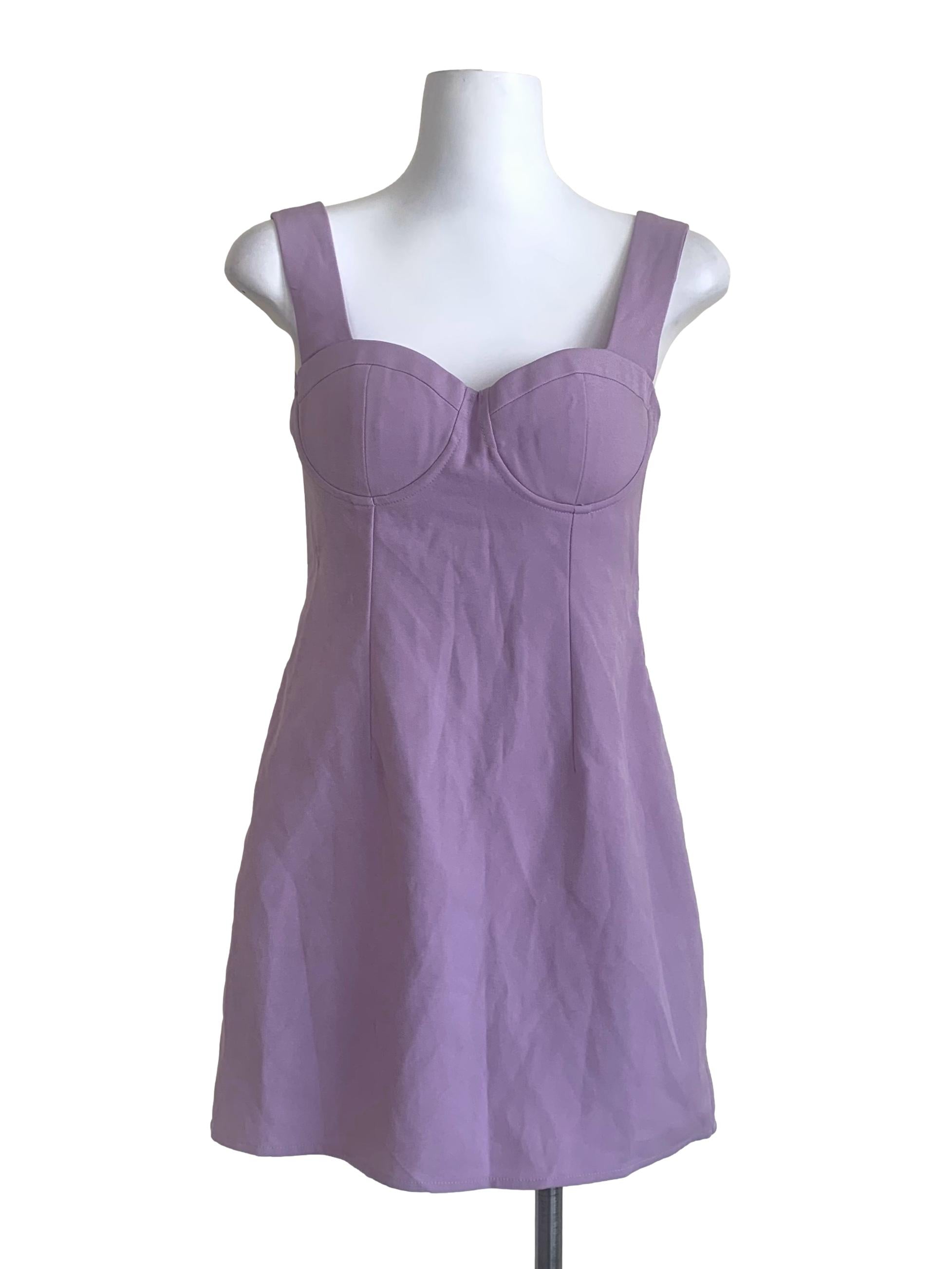 Iris Purple A-Line Dress