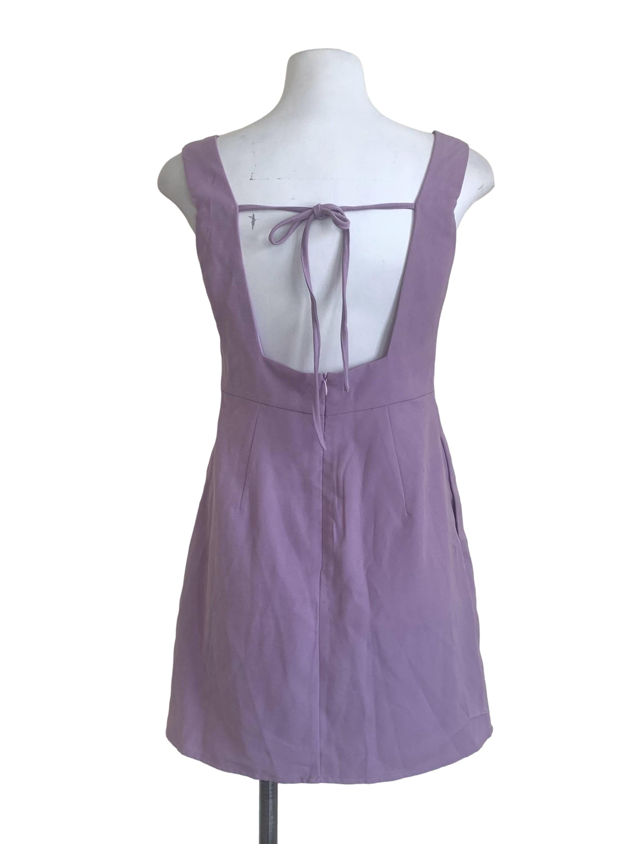 Iris Purple A-Line Dress