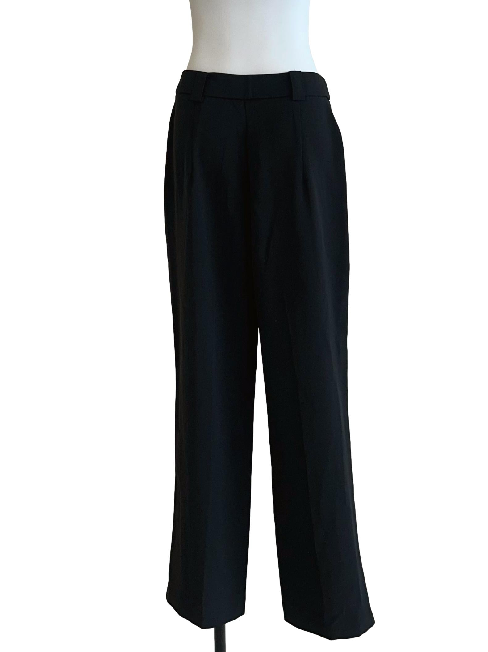 Soft Black Slim Fit Pants