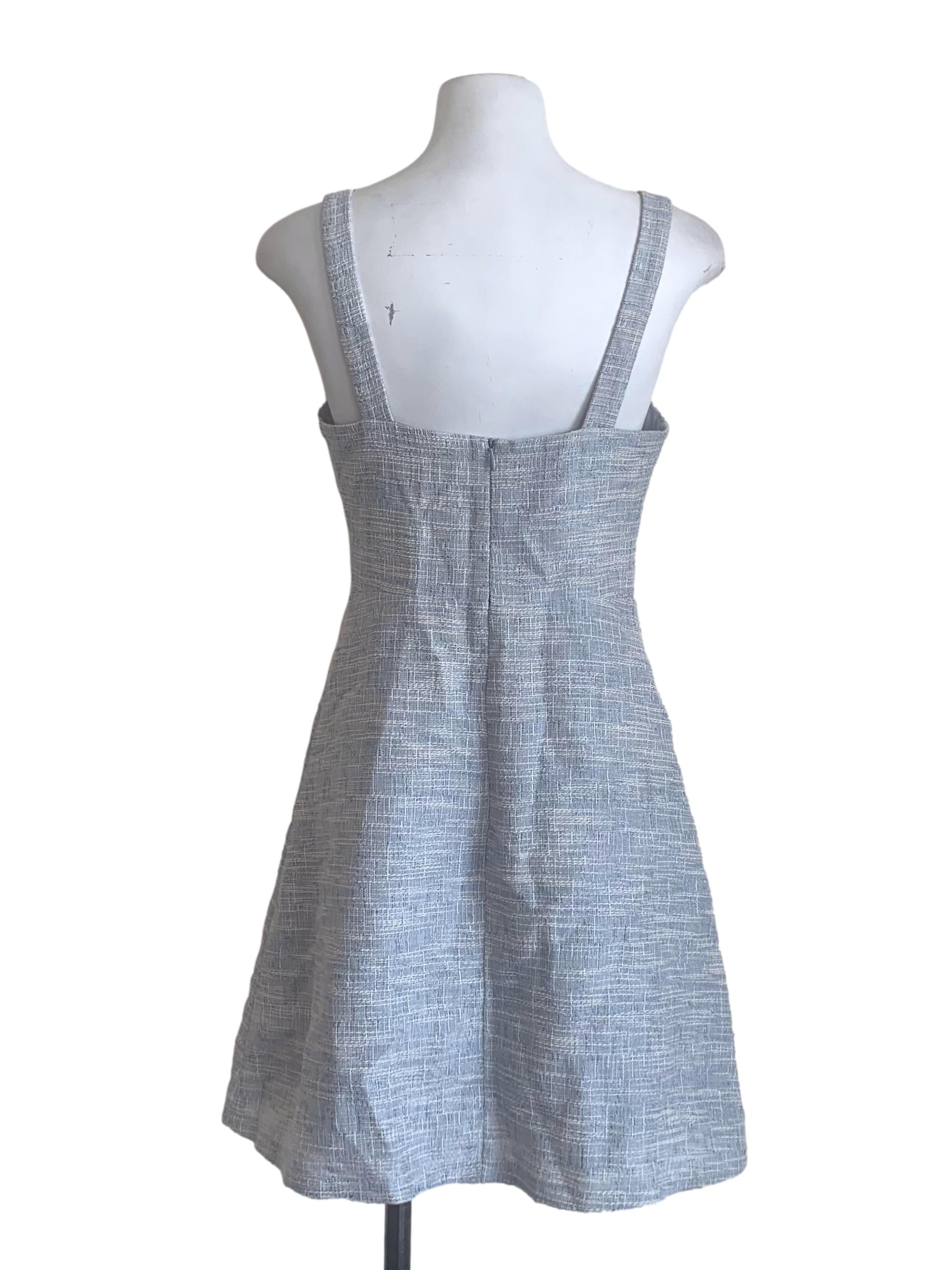 Light Blue Tweed Dress LB