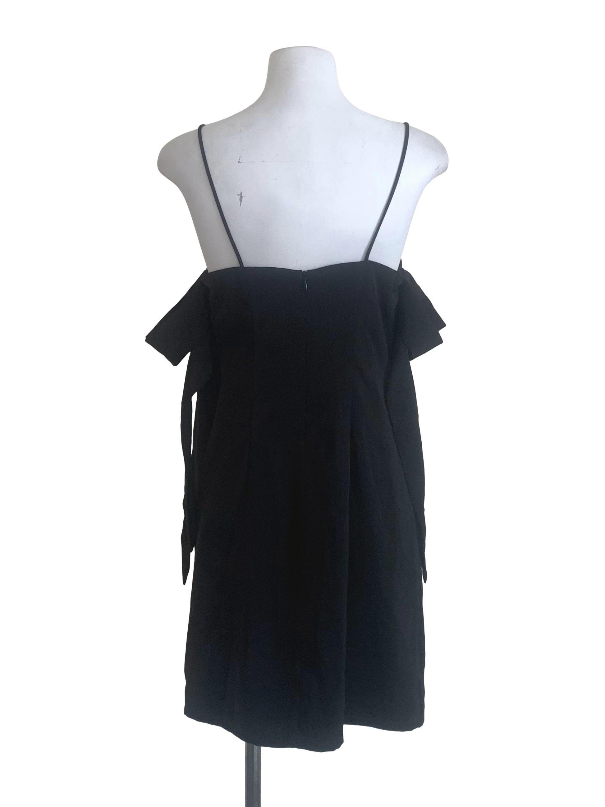Raven Black Spaghetti Strap Dress LB
