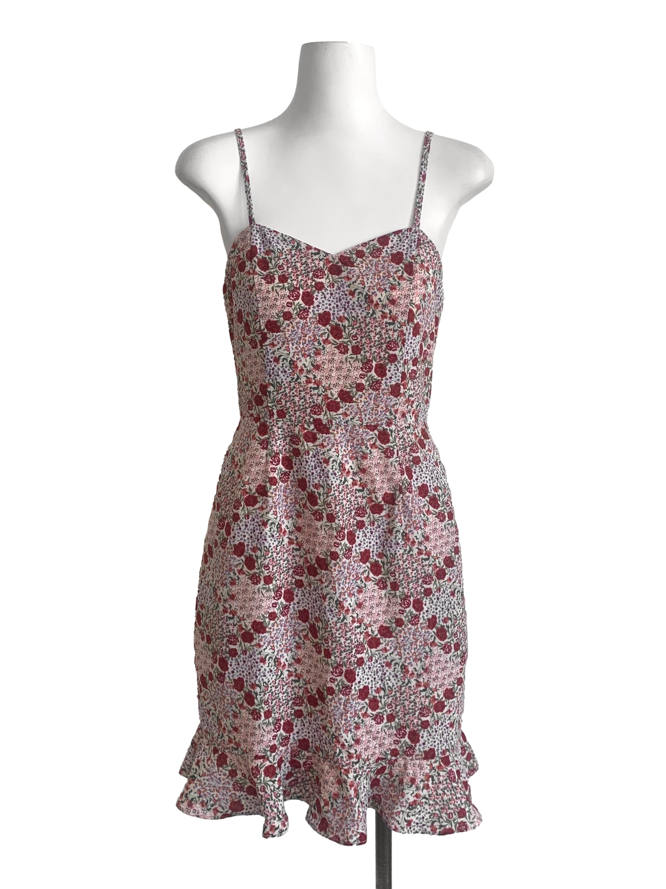 Lemonade Pink Floral Pattern Dress