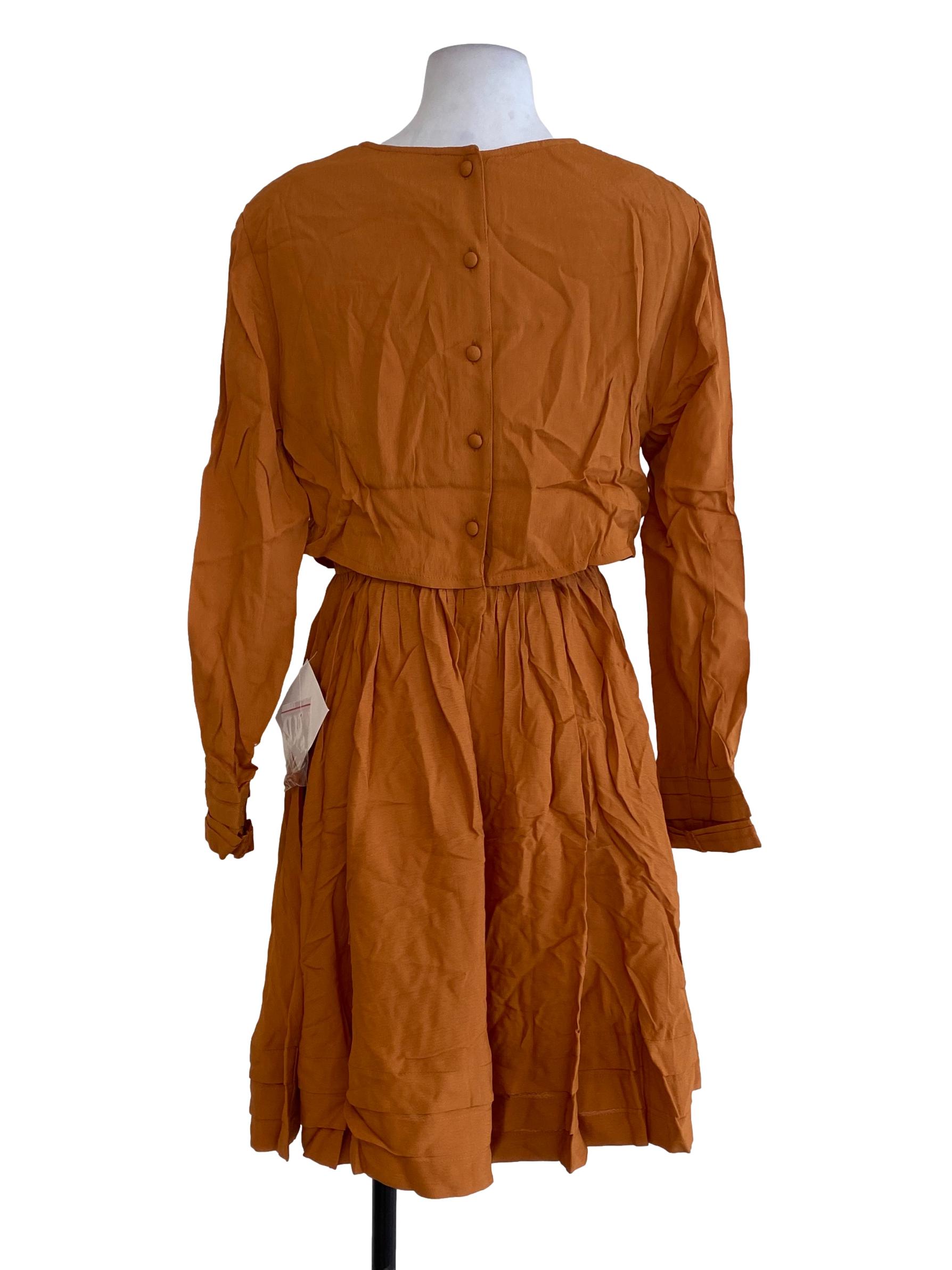 Ginger Pleated Empire Dress