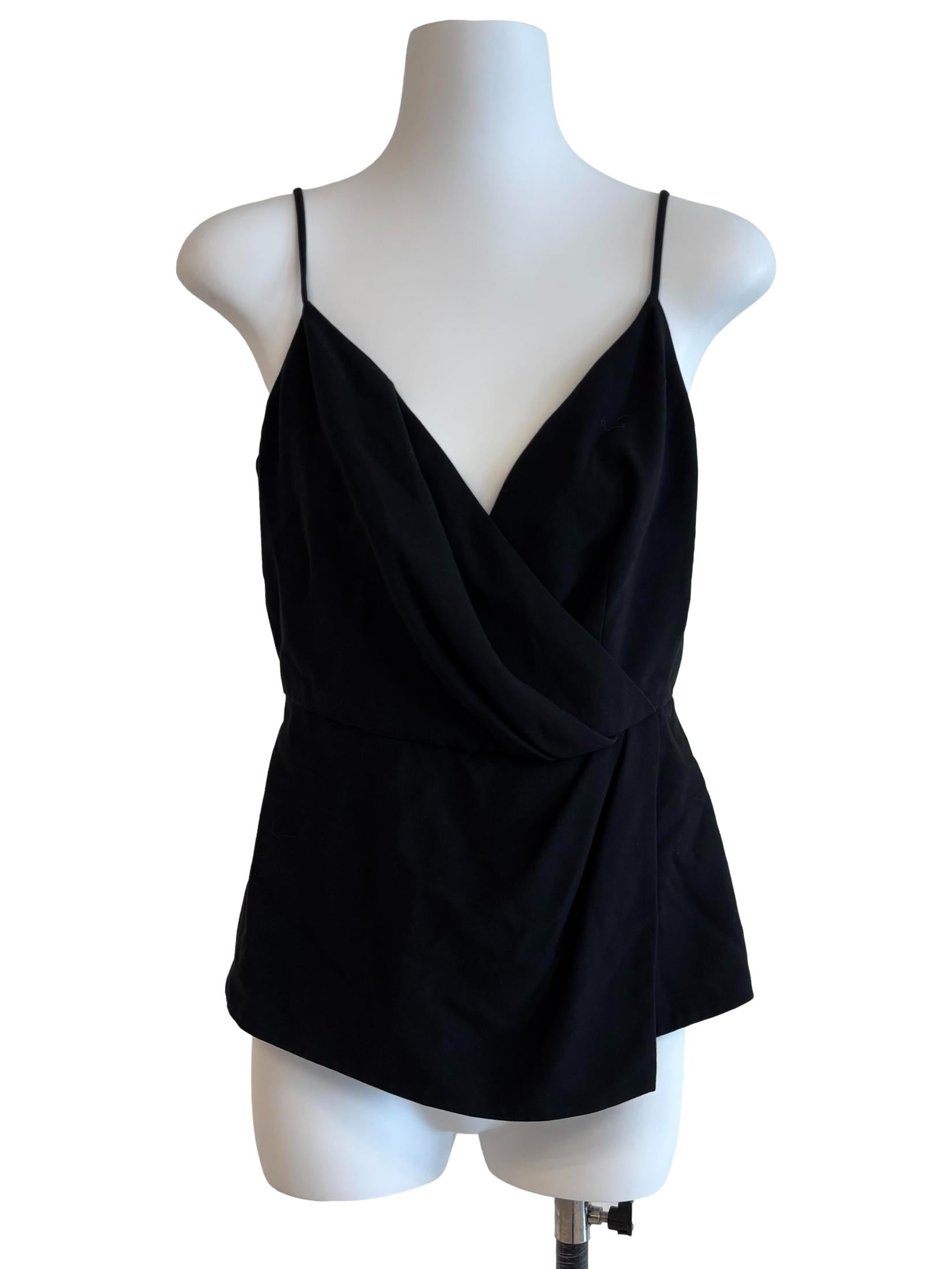 Rich Black Spaghetti Strap Top