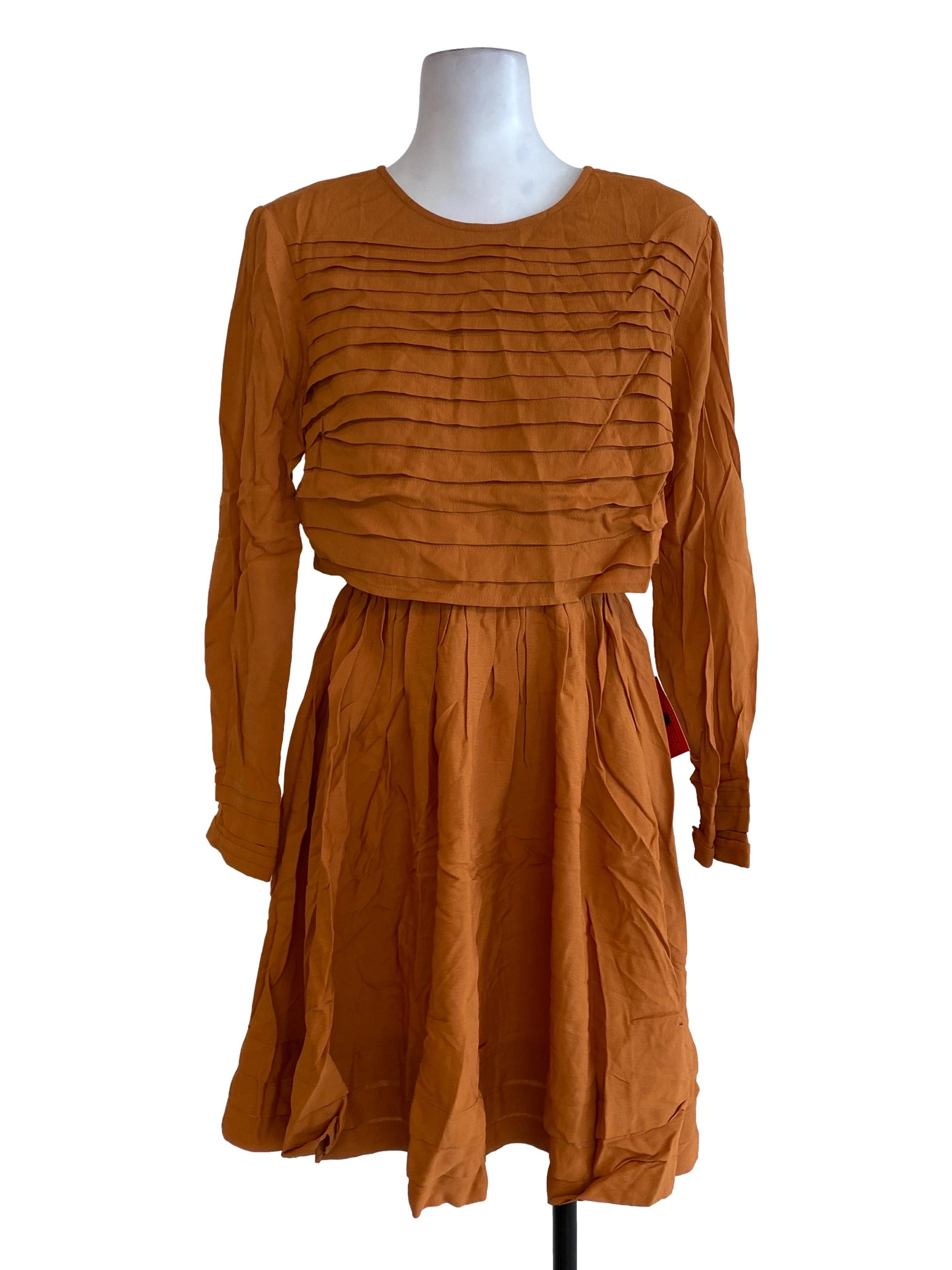 Ginger Pleated Empire Dress