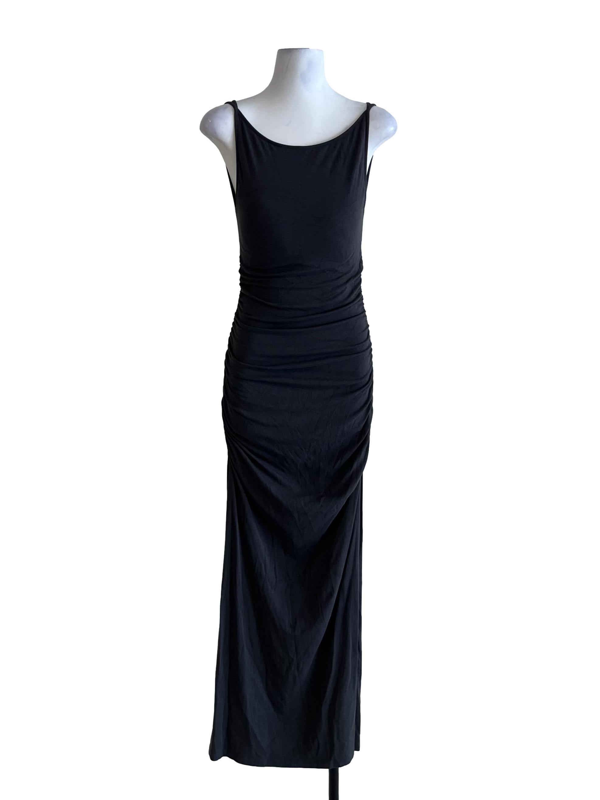 Shadow Grey Jewel Neckline Bodycon Dress