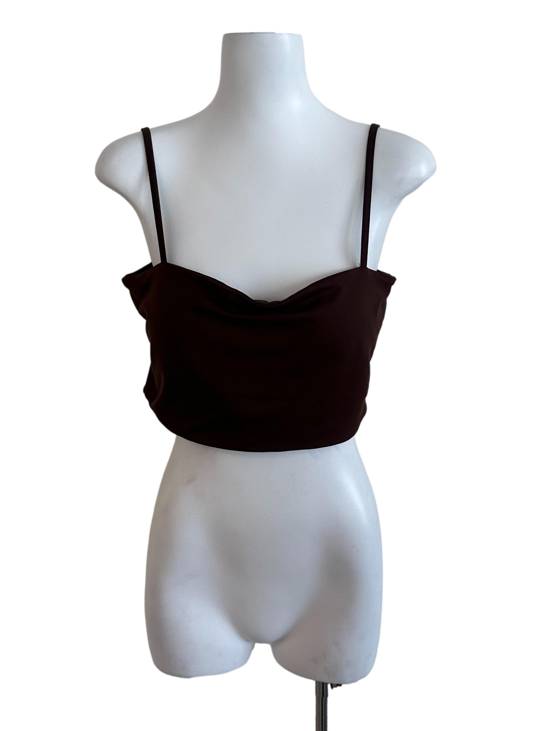 Dark Brown Plain Top