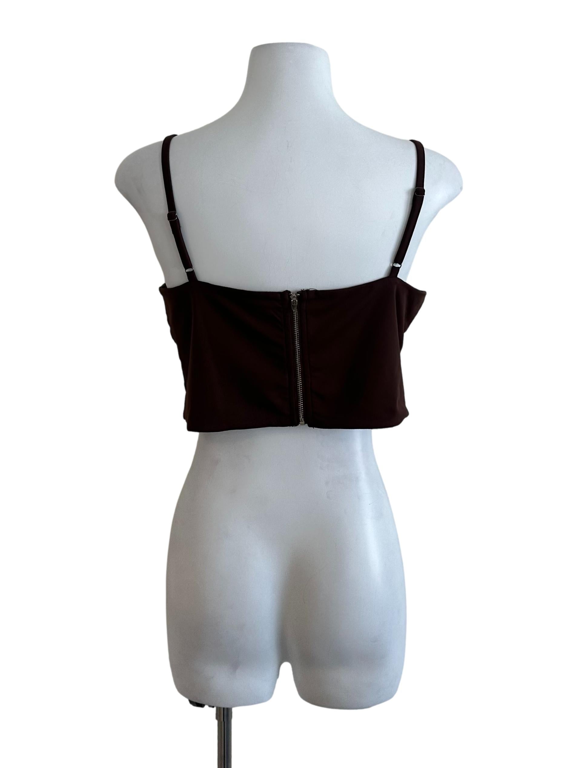 Dark Brown Plain Top