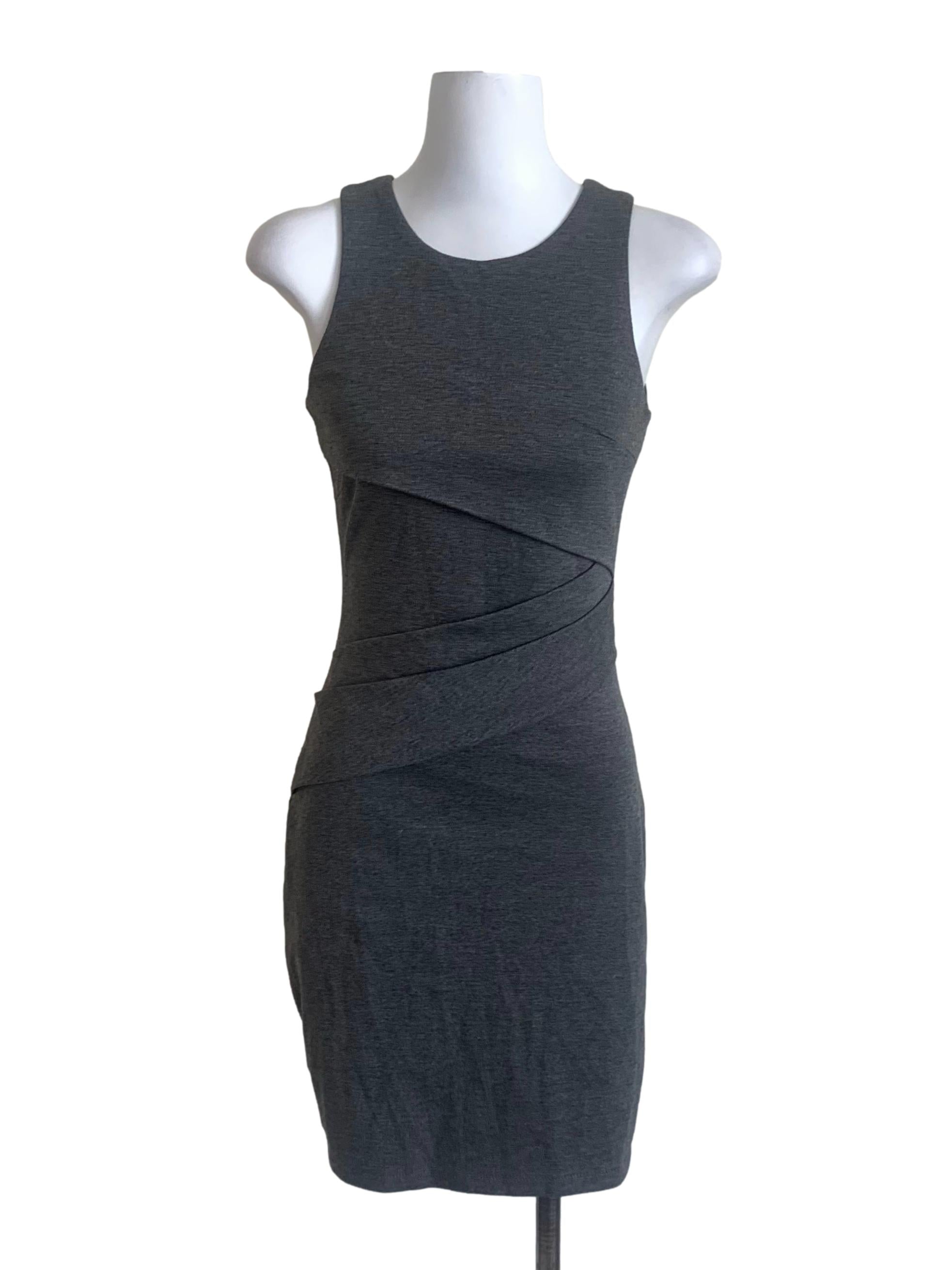Smoke Grey Bodycon Dress