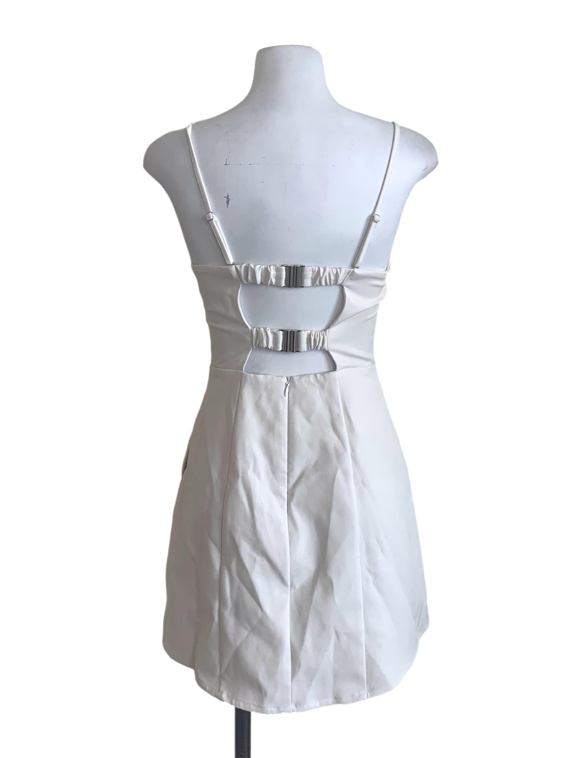 Pearl White A-Line Dress