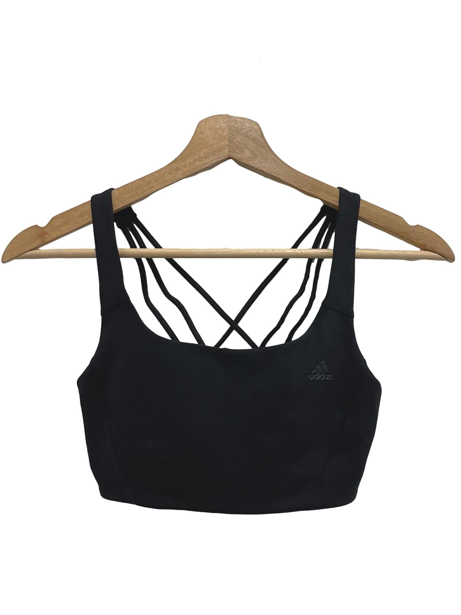 Adidas Black Scoop Sports Bra