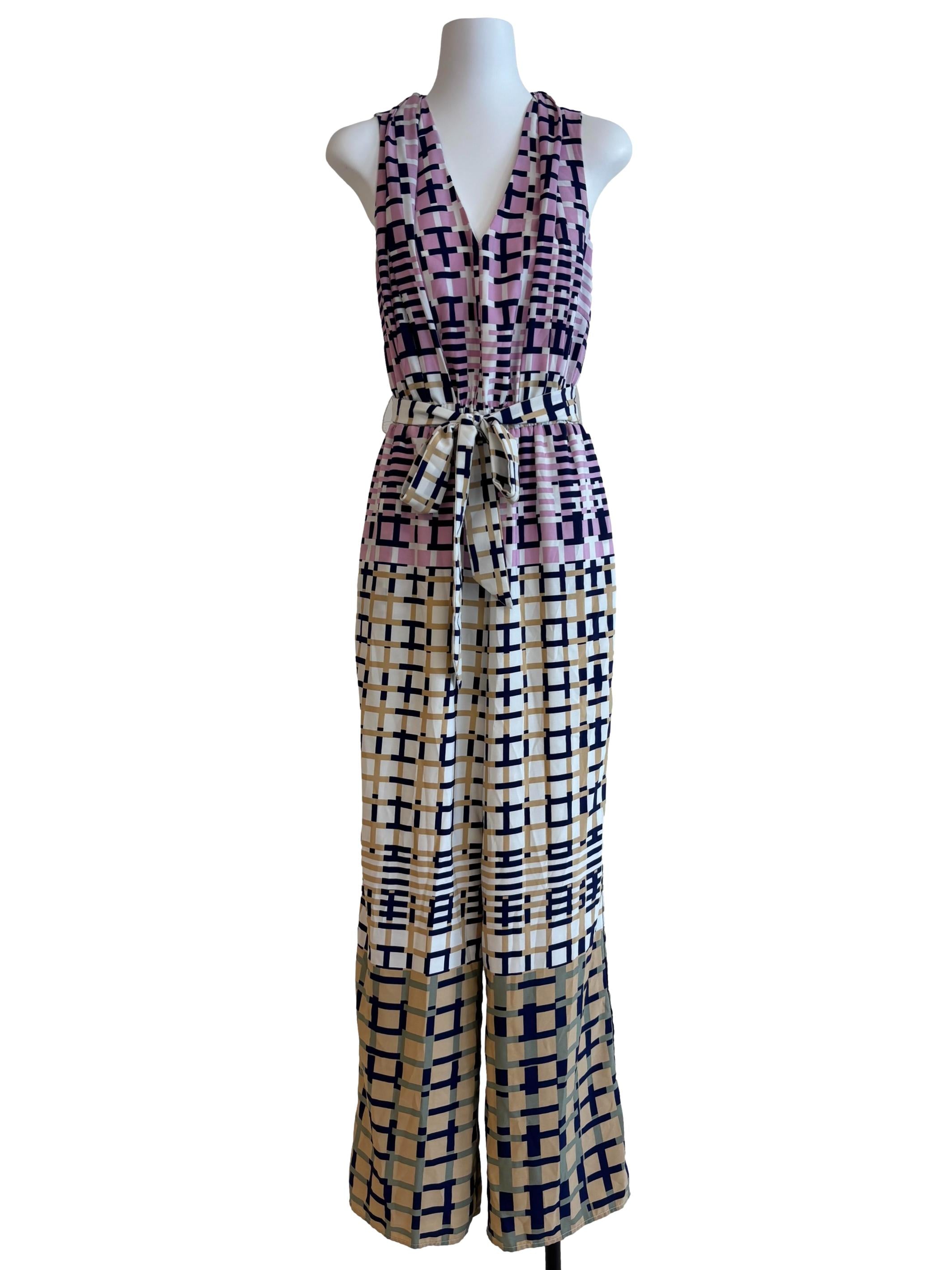Multicolour Patterned Jumpsuit