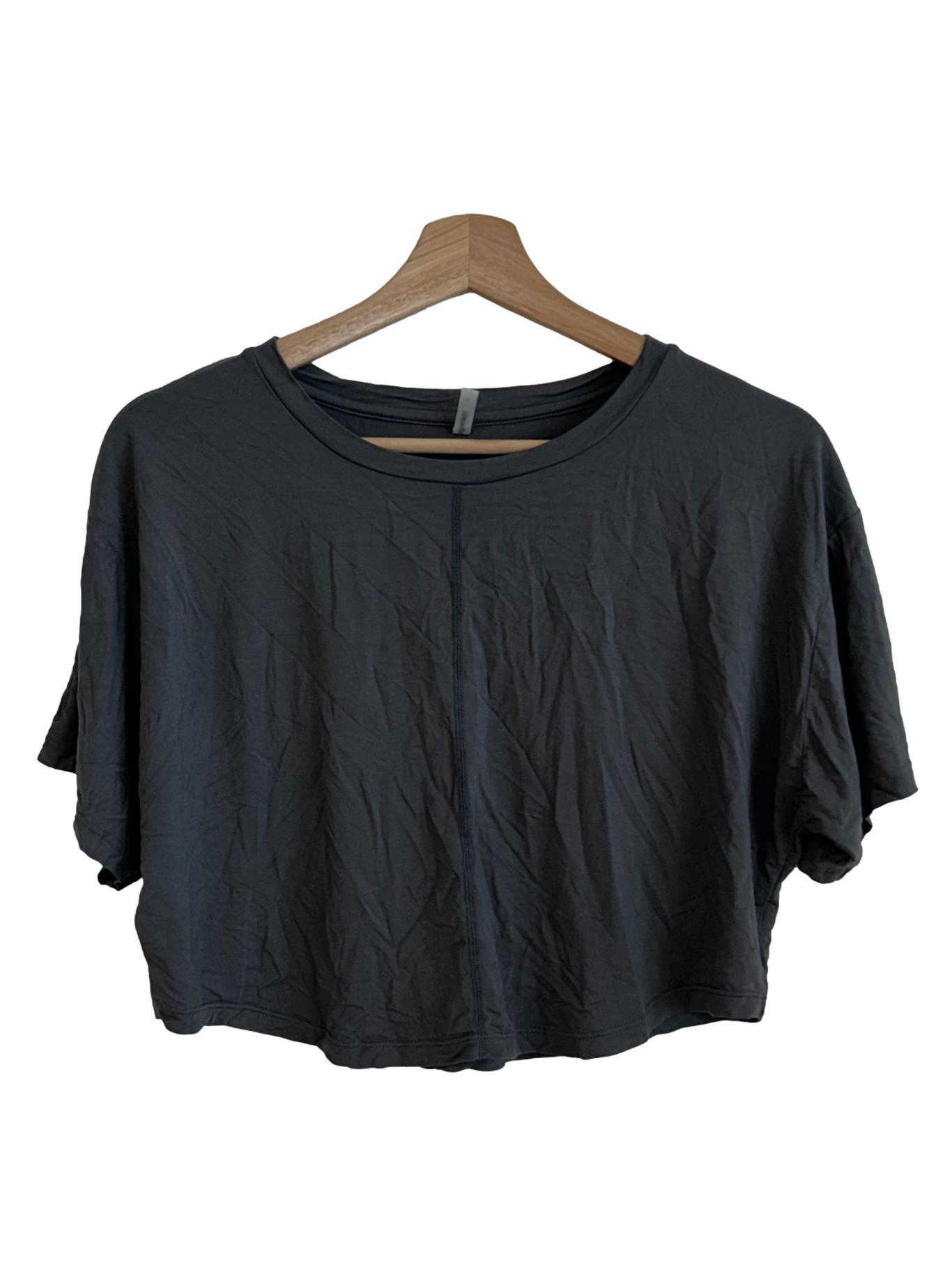 Smoke Grey Crop Top