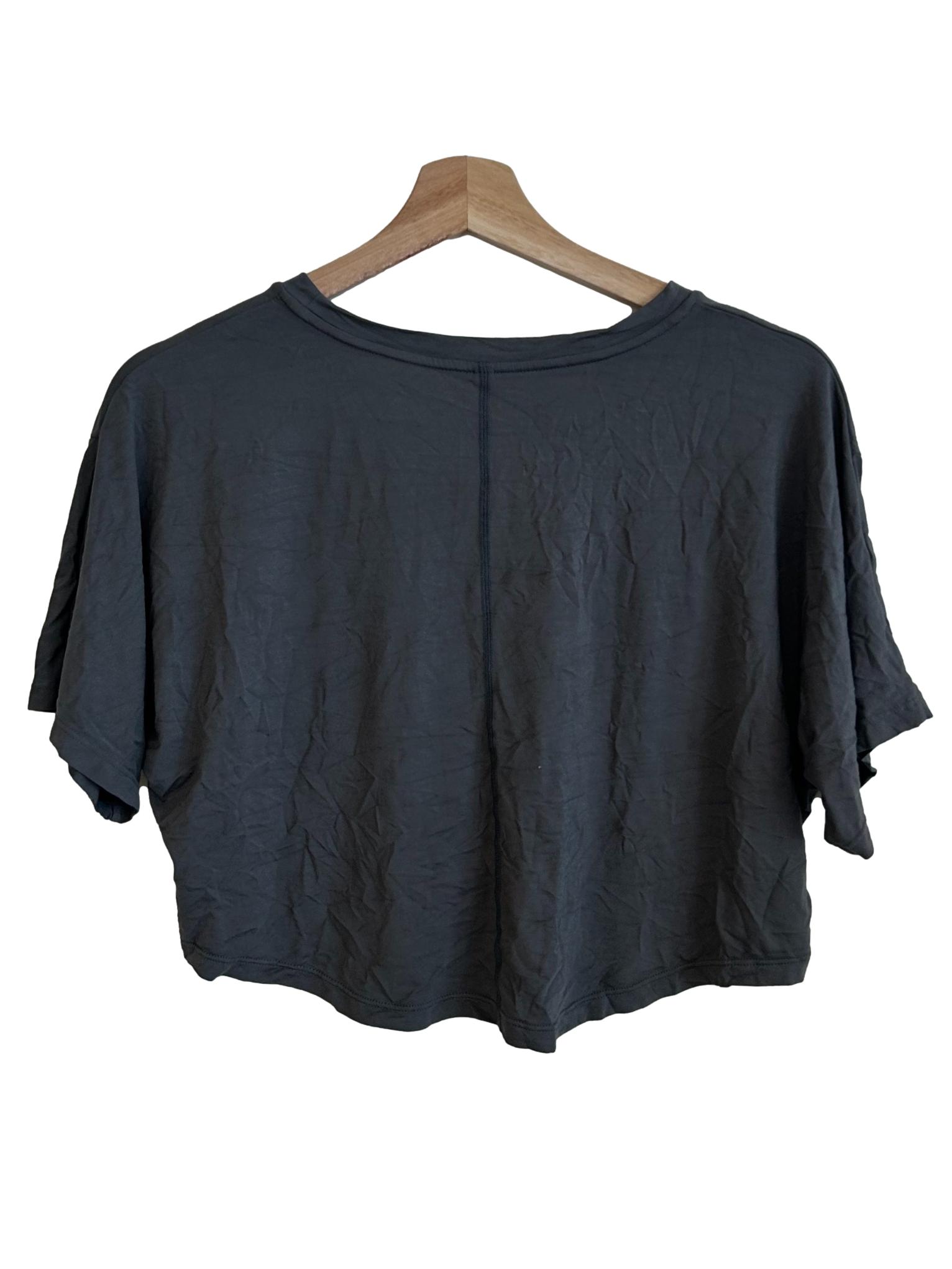 Smoke Grey Crop Top